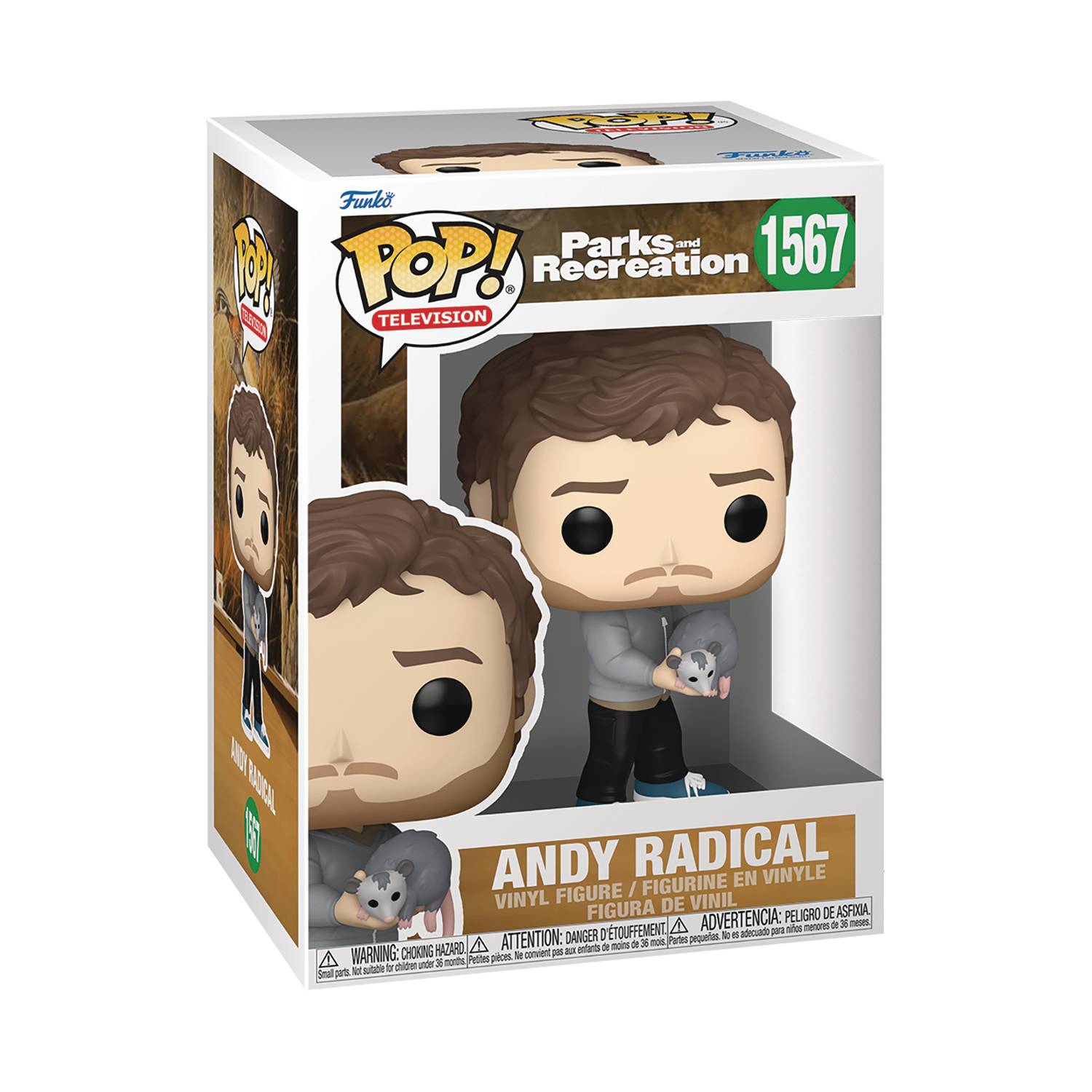 POP TV PARKS&REC 15TH ANDY RADICAL VIN FIG