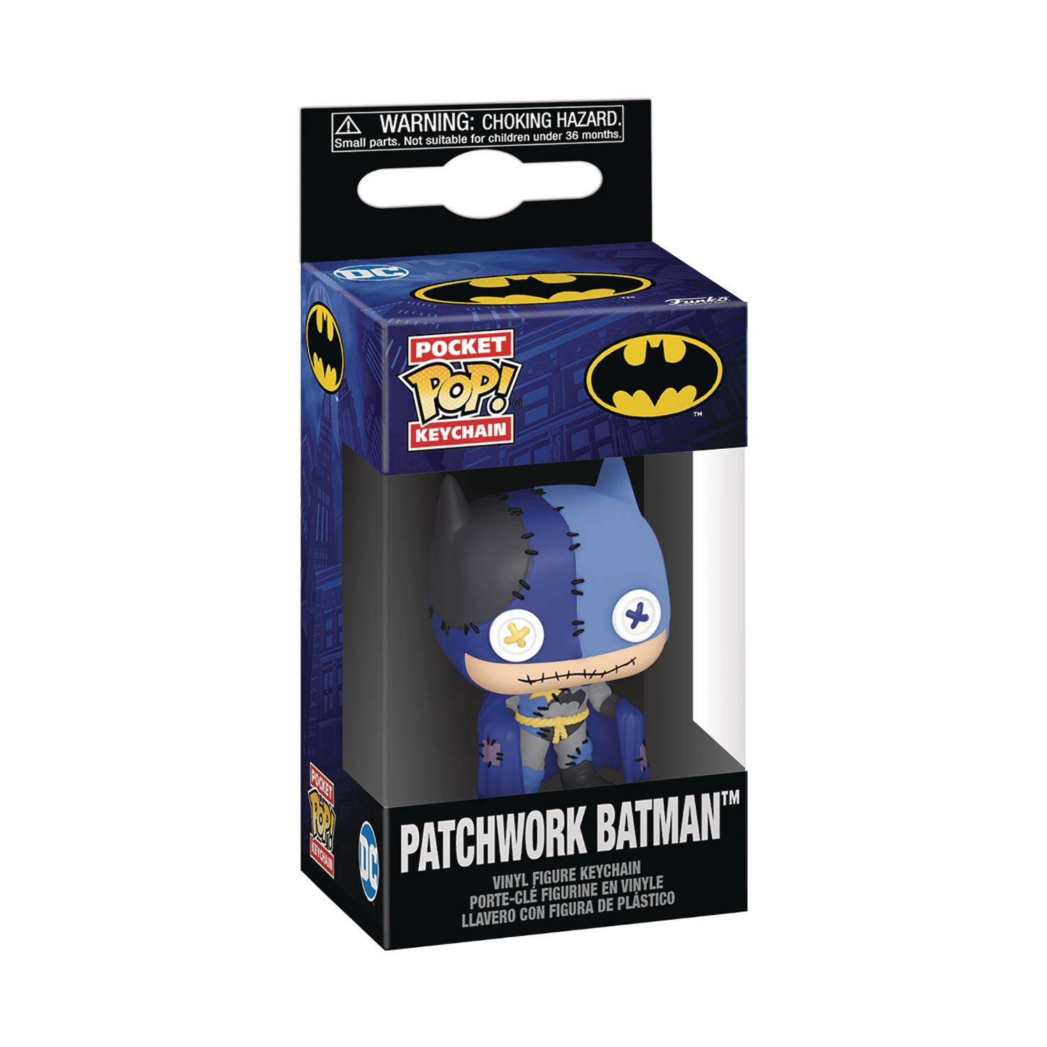 POP KEYCHAIN PATCHWORK BATMAN VIN FIG