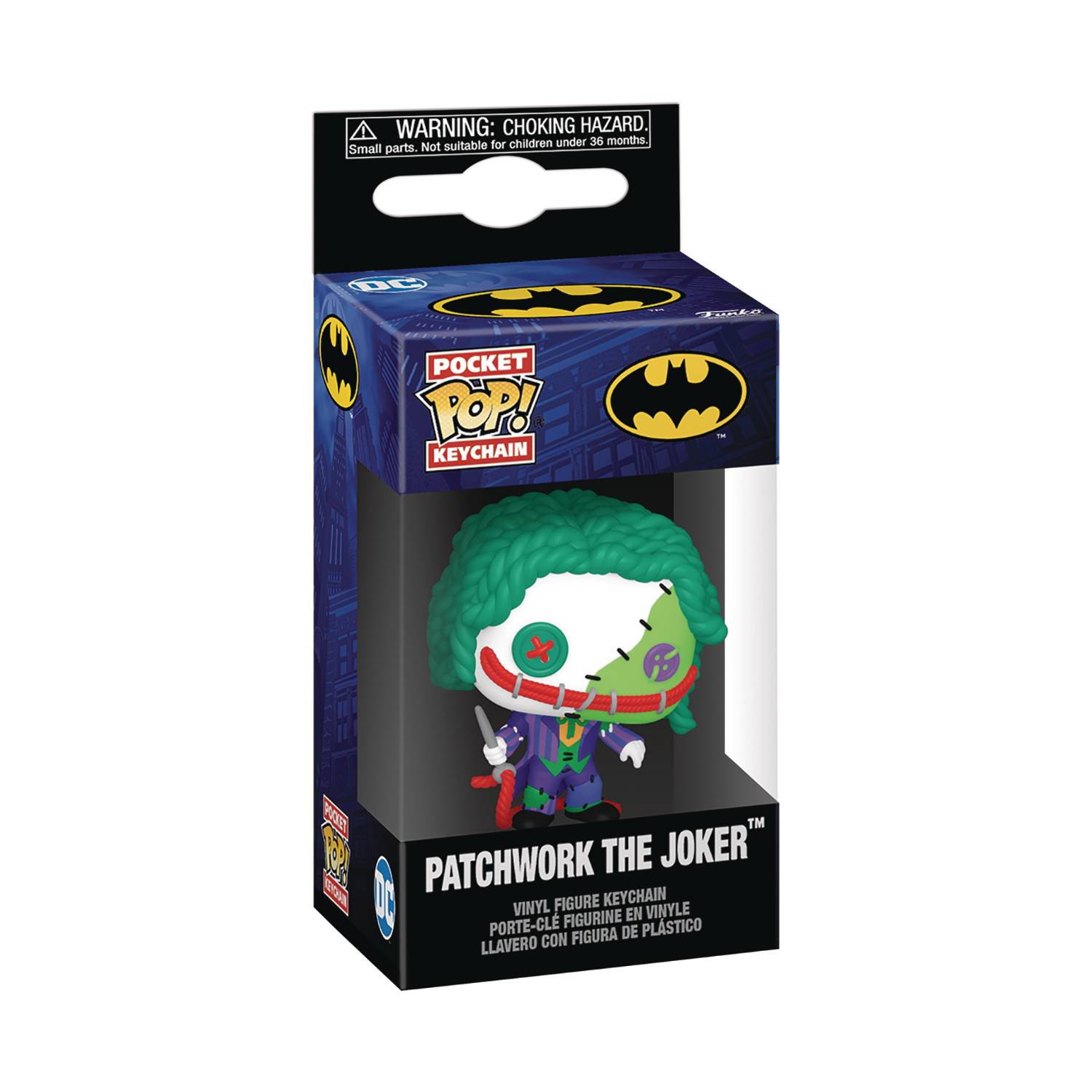 POP KEYCHAIN PATCHWORK JOKER VIN FIG