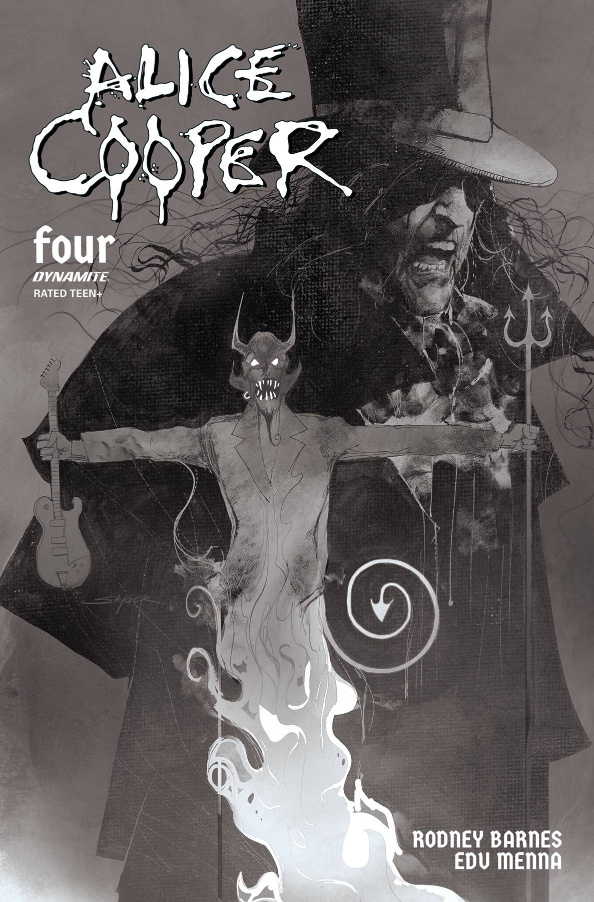 OCT239111 - ALICE COOPER #4 CVR H 5 COPY FOC INCV SAYGER B&W INCV ...