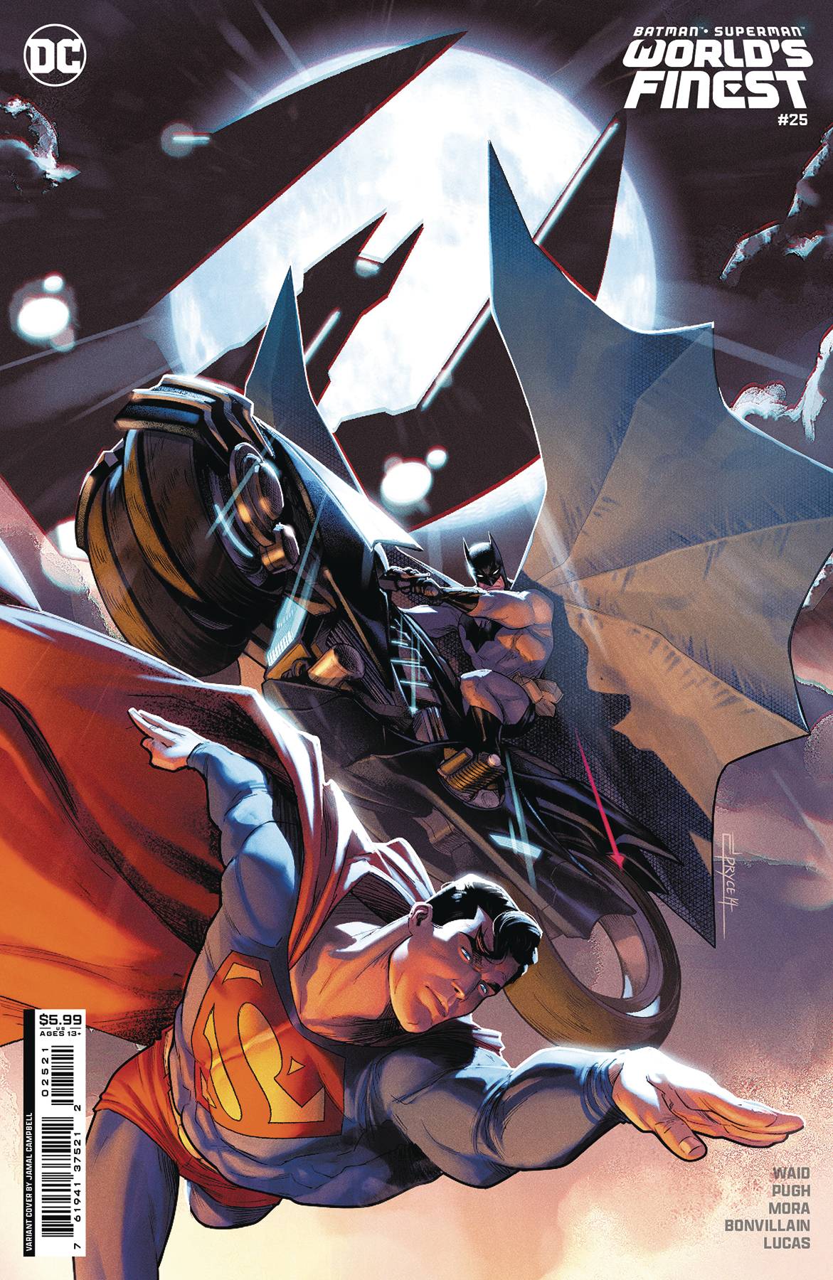 BATMAN SUPERMAN WORLDS FINEST #25 CVR B JAMAL CAMPBELL - PRE ORDER [FOC 24.02]