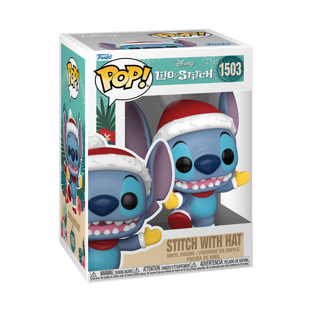 POP DISNEY STITCH HOLIDAY STITCH W HAT VIN FIG