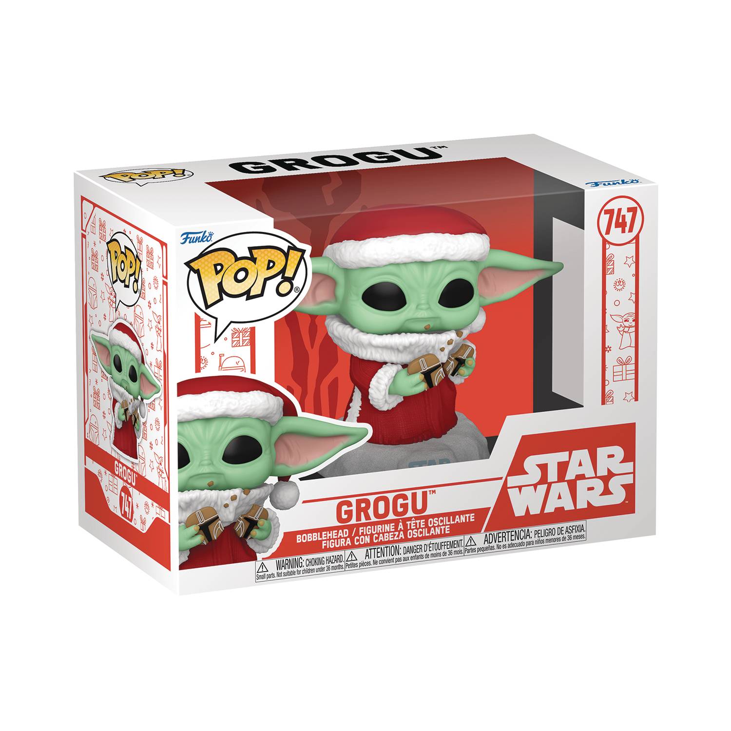 POP STAR WARS MANDO HLDY GROGU VIN FIG