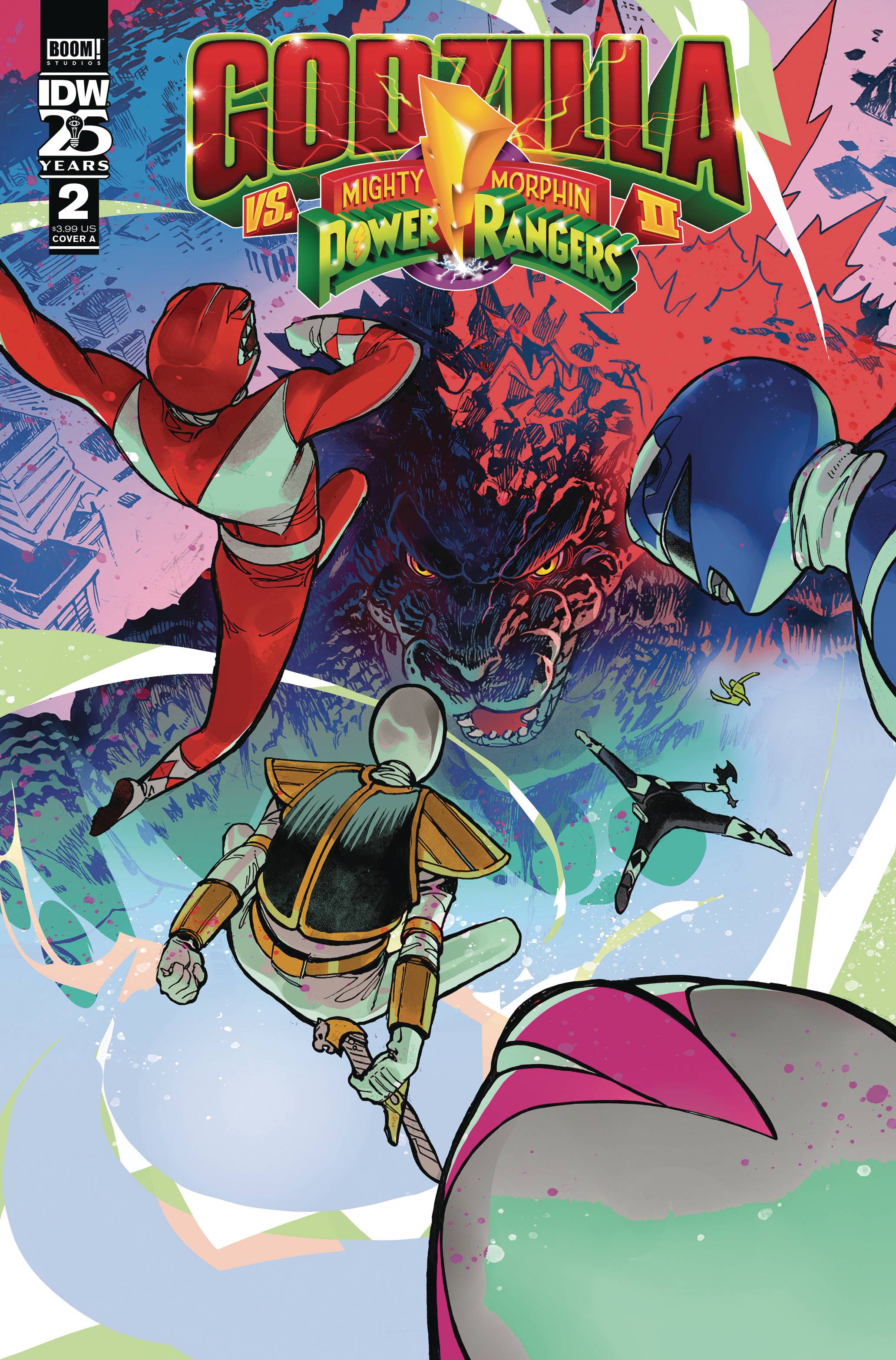 GODZILLA VS MMPR II #2 CVR A RIVAS