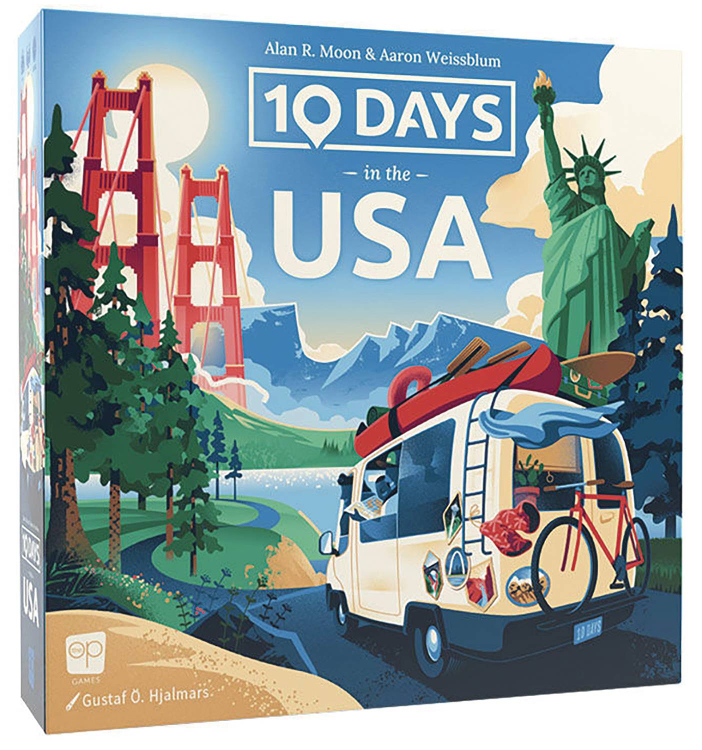 10 DAYS IN USA BOARD GAME