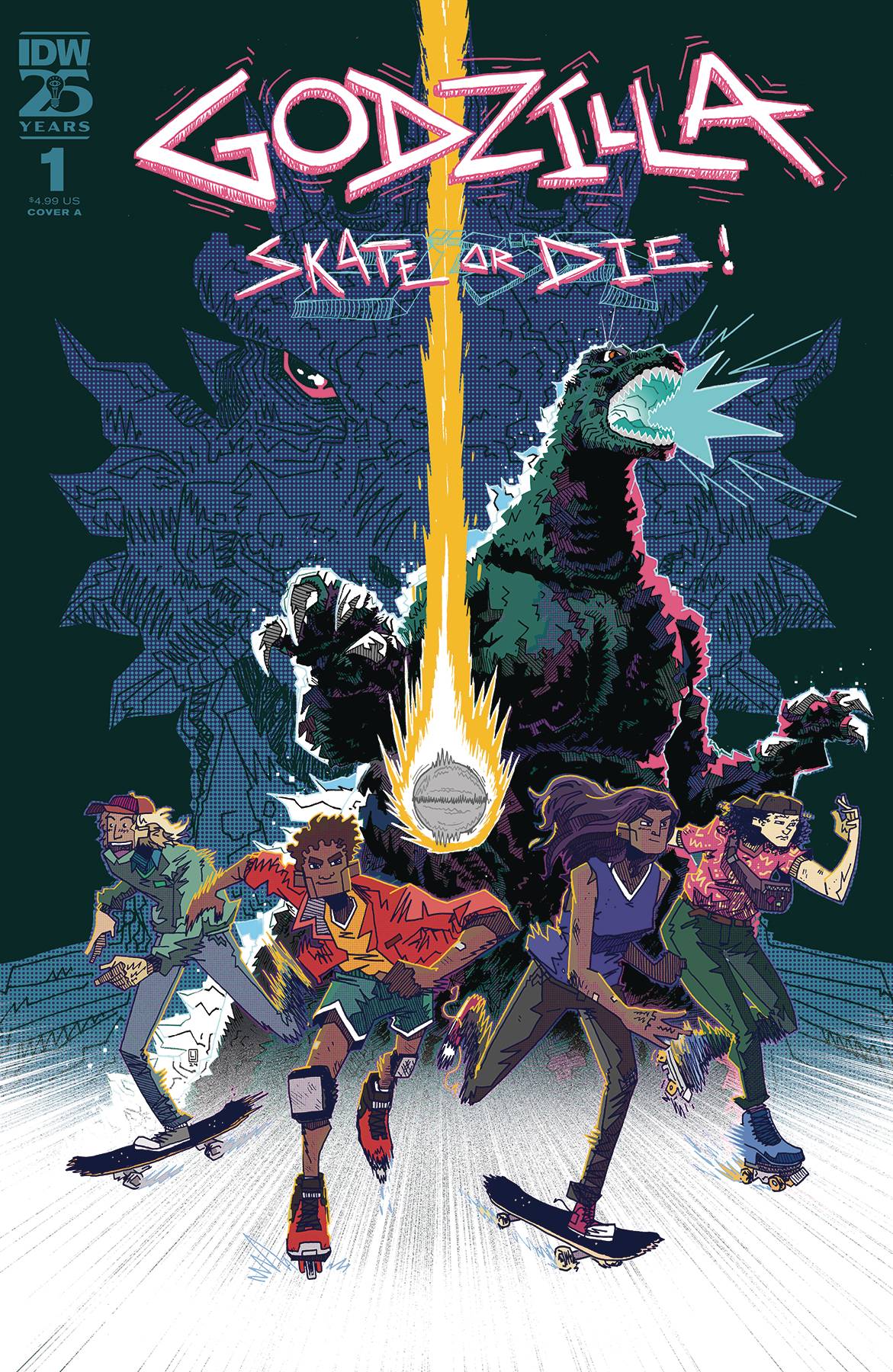 GODZILLA SKATE OR DIE #1 CVR A JOYCE