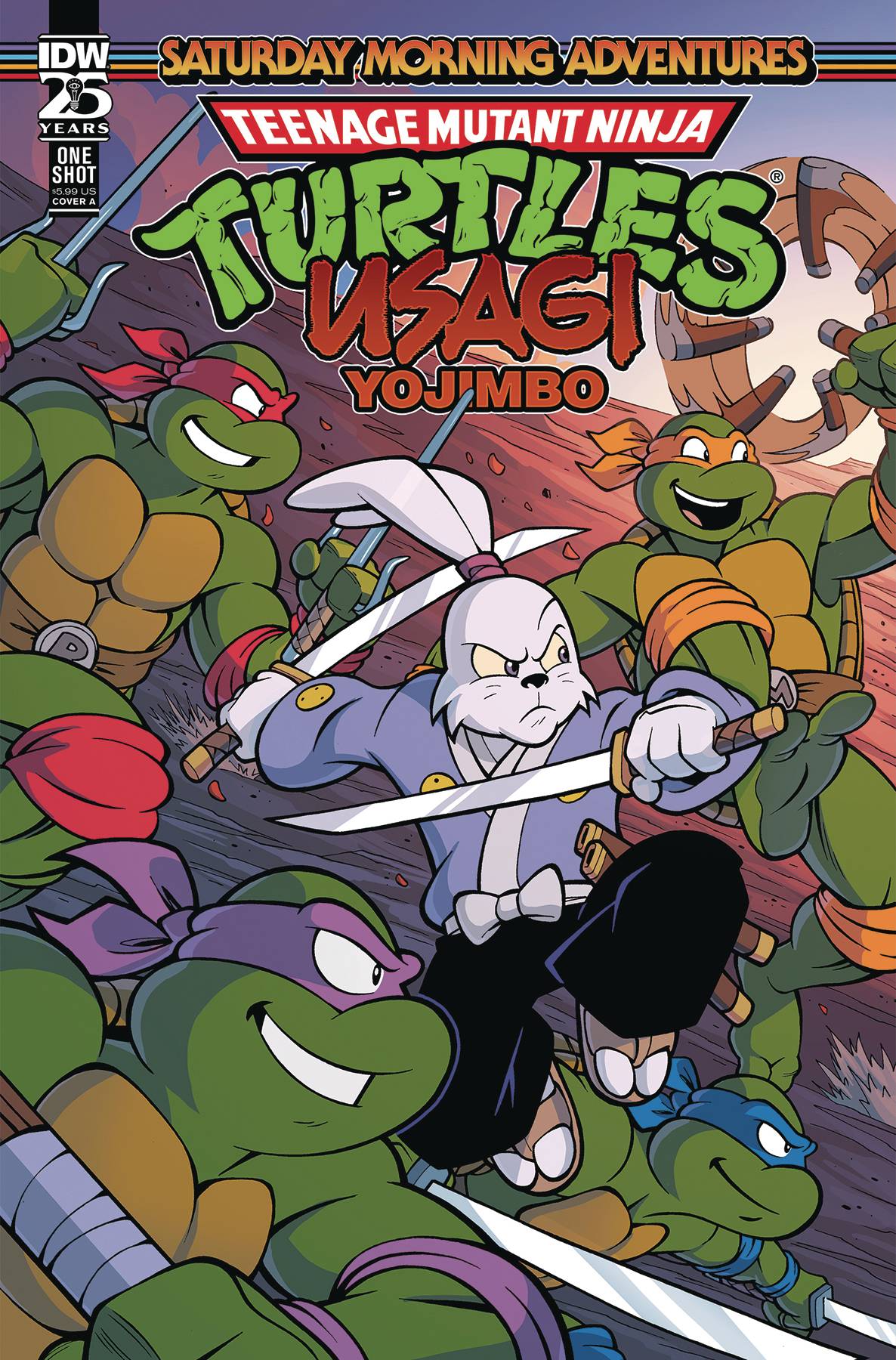 TMNT USAGI YOJIMBO SATURDAY MORNING ADV #1 CVR A LAWRENCE