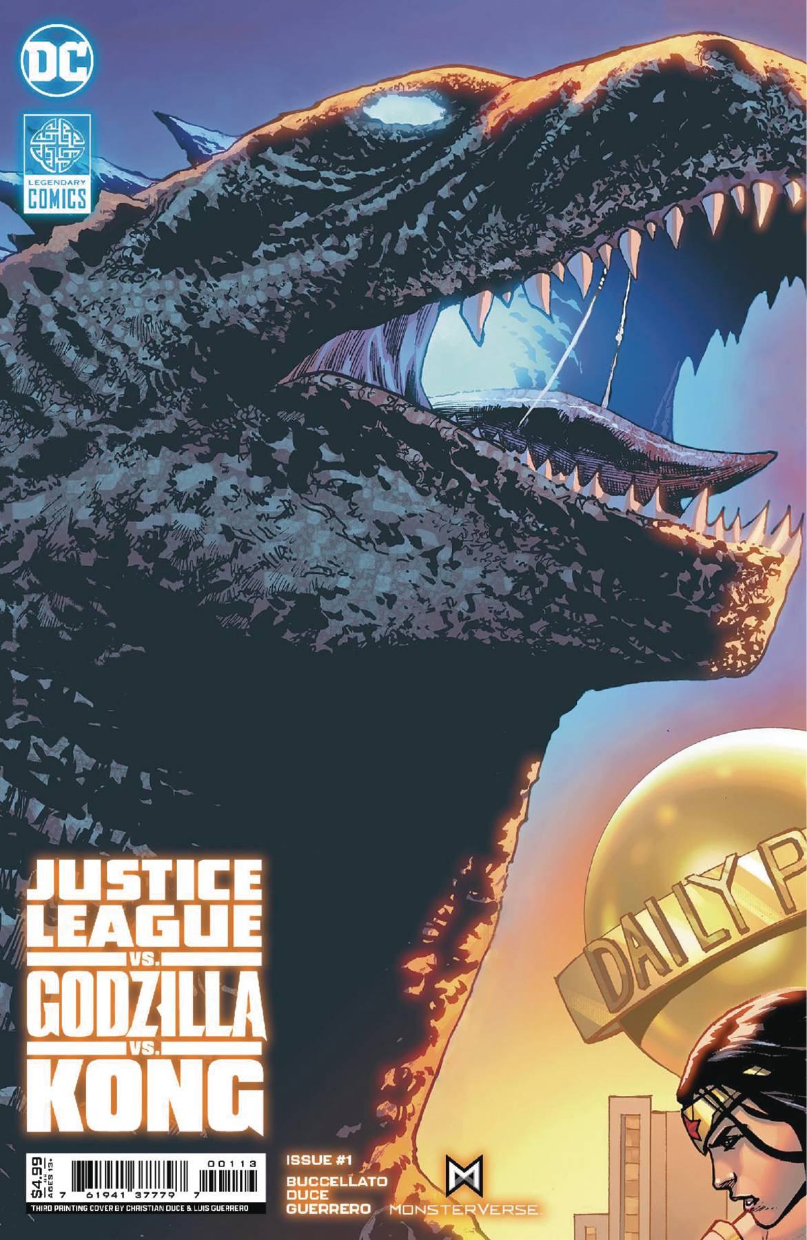 JUSTICE LEAGUE V GODZILLA V KONG #1 FINAL PTG