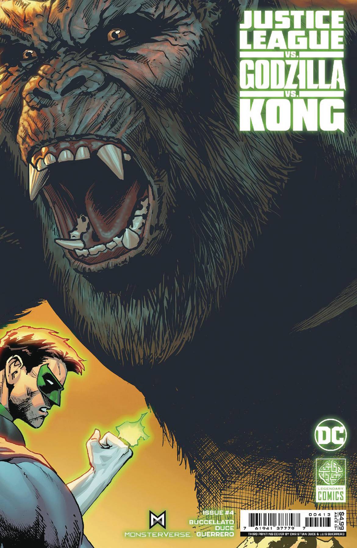 JUSTICE LEAGUE V GODZILLA V KONG #4 FINAL PTG