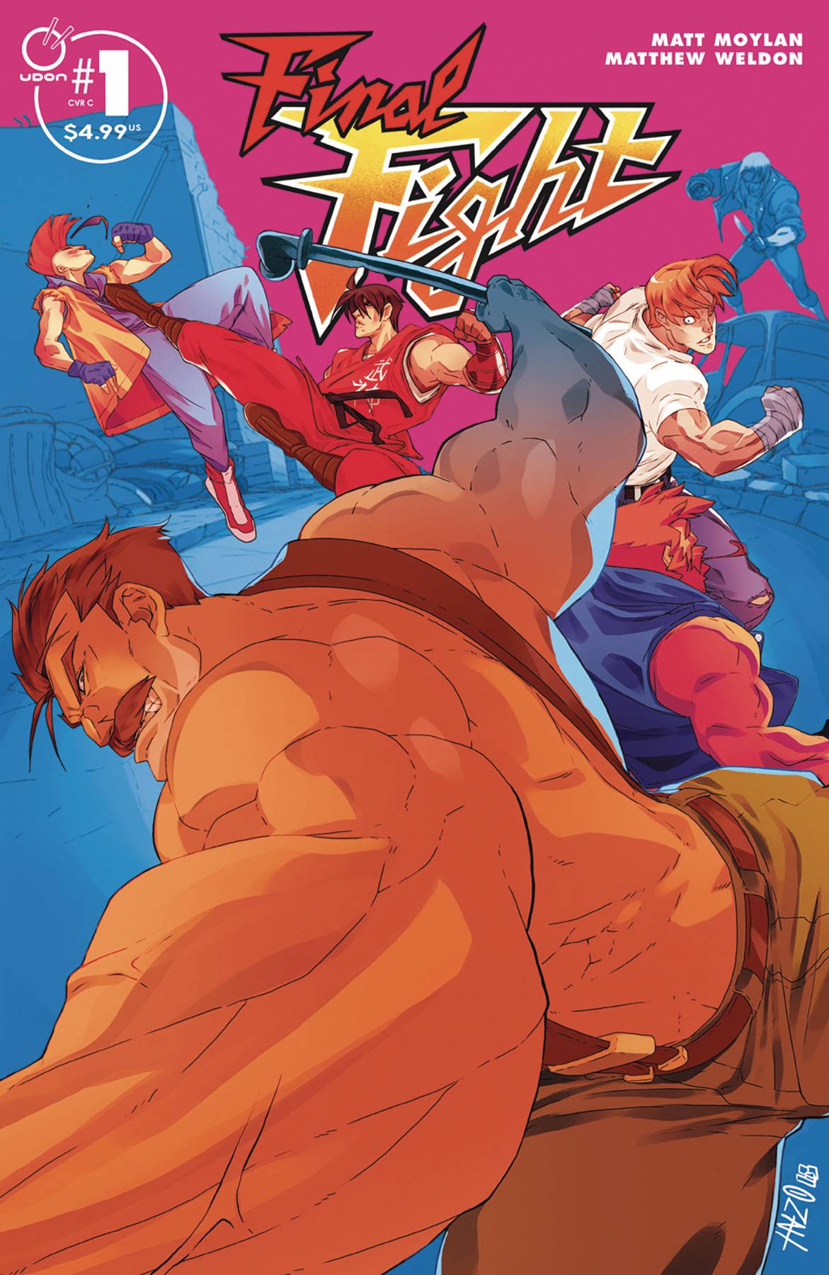 FINAL FIGHT #1 (OF 4) CVR C STEINBACH