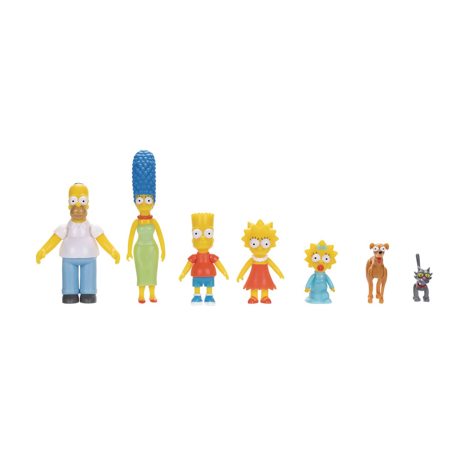 SIMPSONS FAMILY 2-1/2IN SCALE FIG MULTIPACK