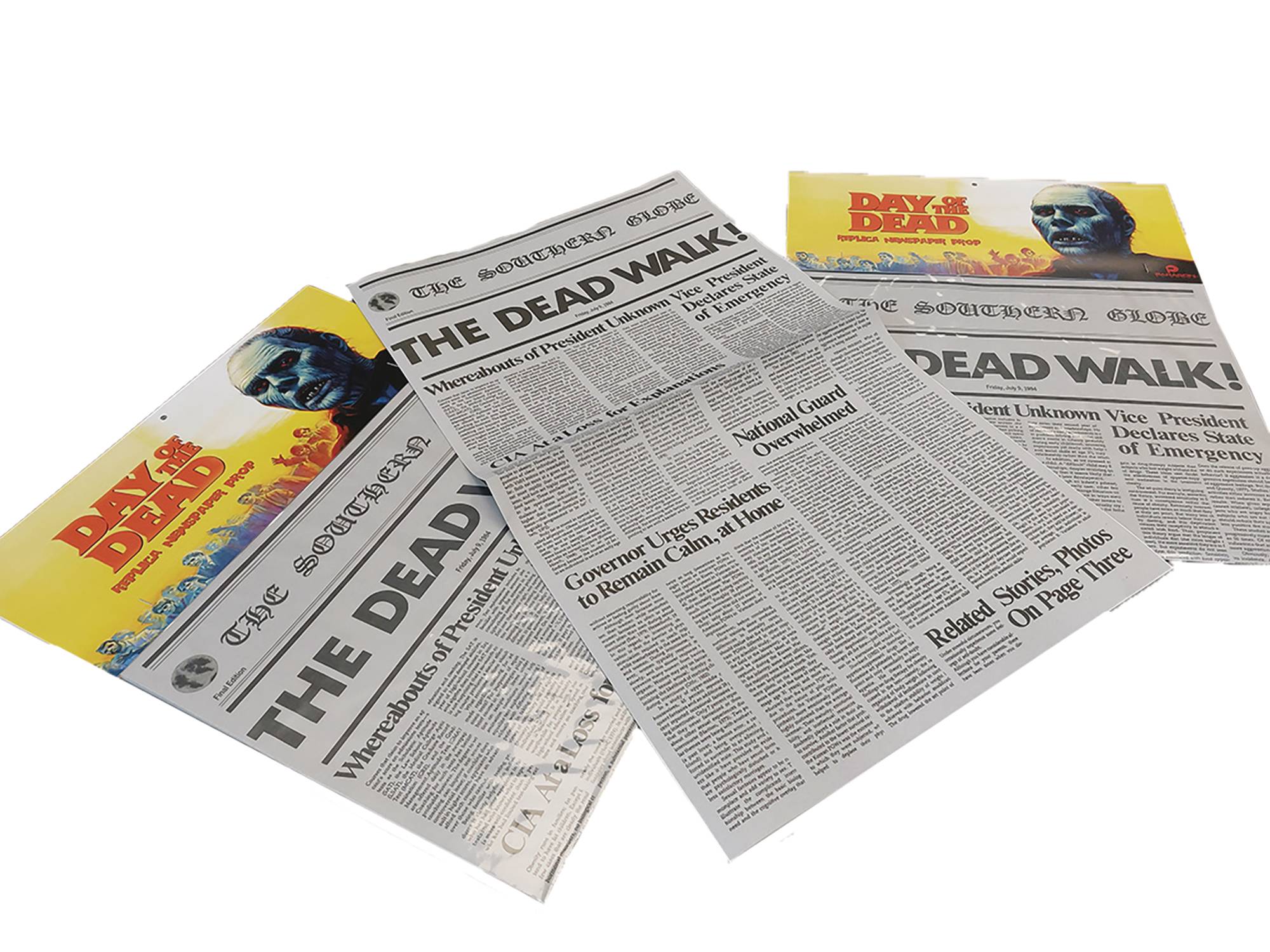 DAY OF THE DEAD THE DEAD WALK NEWSPAPER  (FEB249326) (C