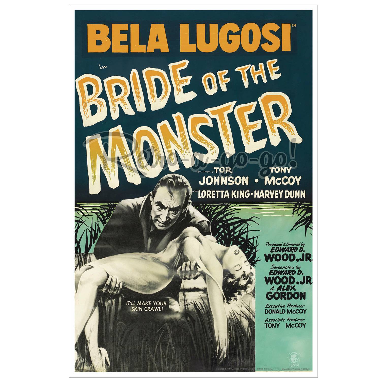 BELA LUGOSI BRIDE OF THE MONSTER PRINT  (FEB249371)