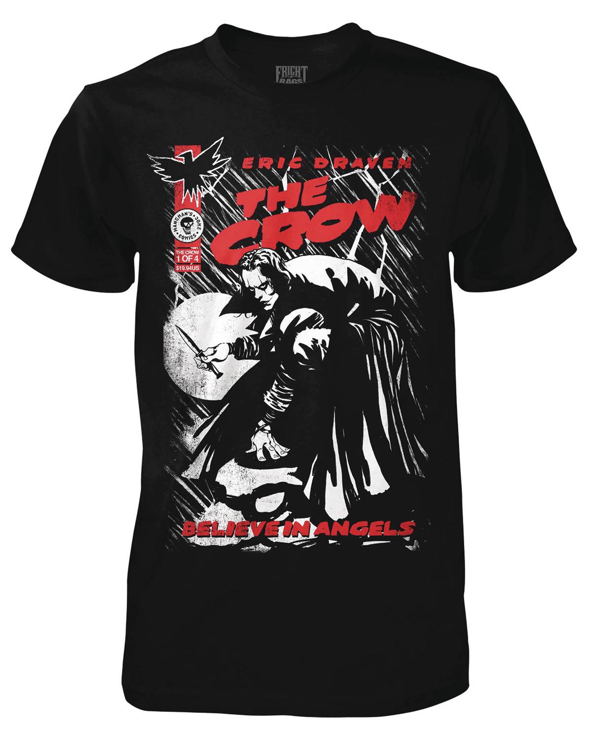 THE CROW ISSUE #1 PX BLK T/S LG (MAR248020)