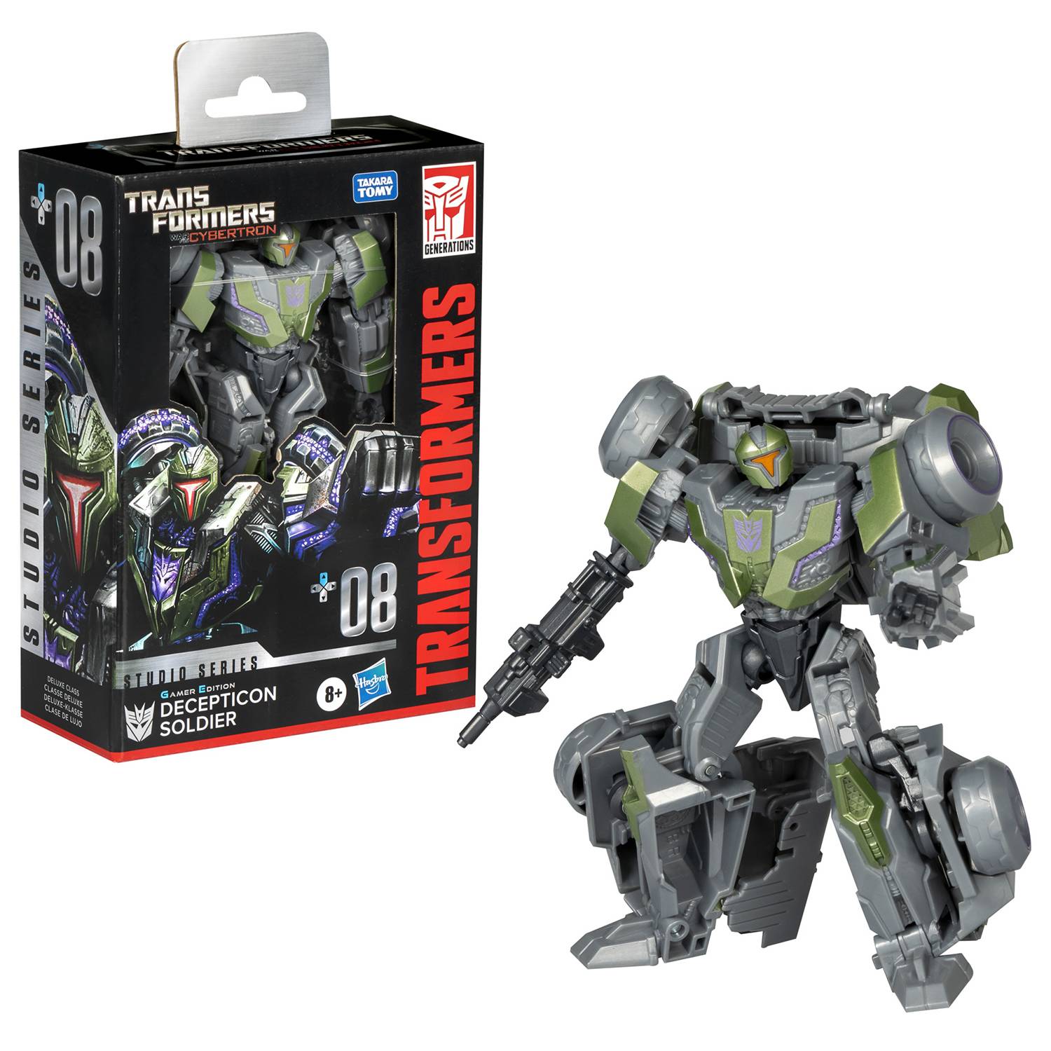 TRANSFORMERS STUDIO SER WFC DLX DECEPTICON SOLDIER AF