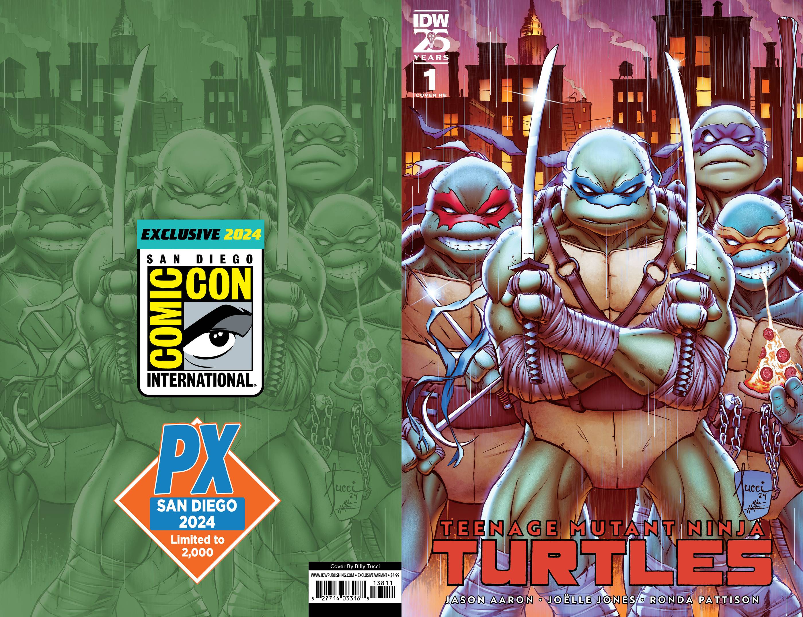 SDCC 2024 TEENAGE MUTANT NINJA TURTLES PX #1 TUCCI COLOR