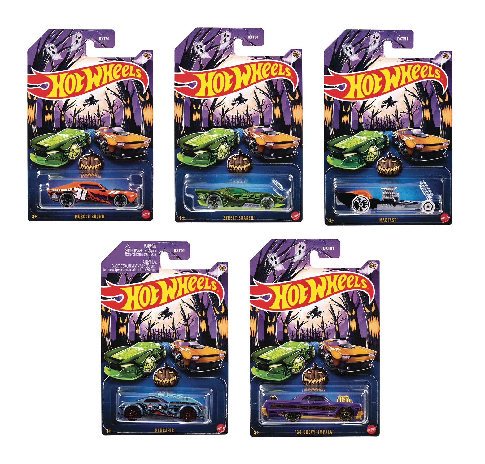 HOT WHEELS HALLOWEEN 2024 ASSORTMENT  (APR247304)