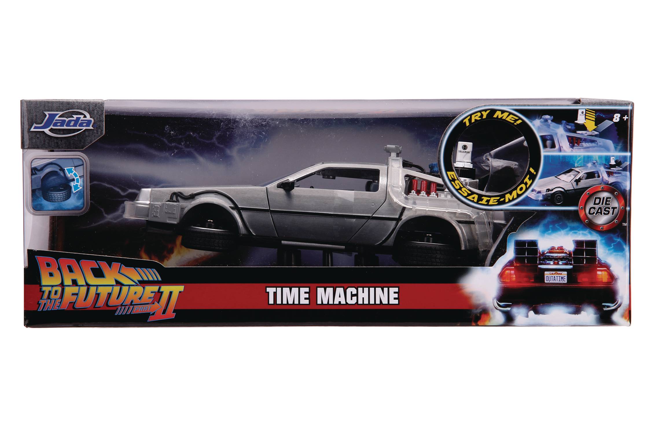 BTTF PART II TIME MACHINE 1/24 DIE-CAST VEHICLE