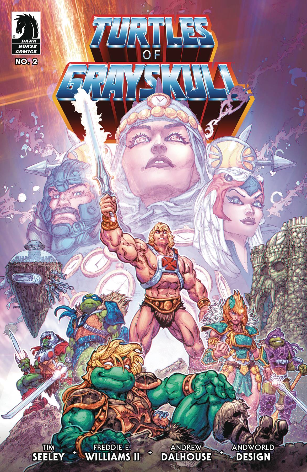 MASTERS OF UNIVERSE TMNT TURTLES OF GRAYSKULL #2 CVR A WILLI