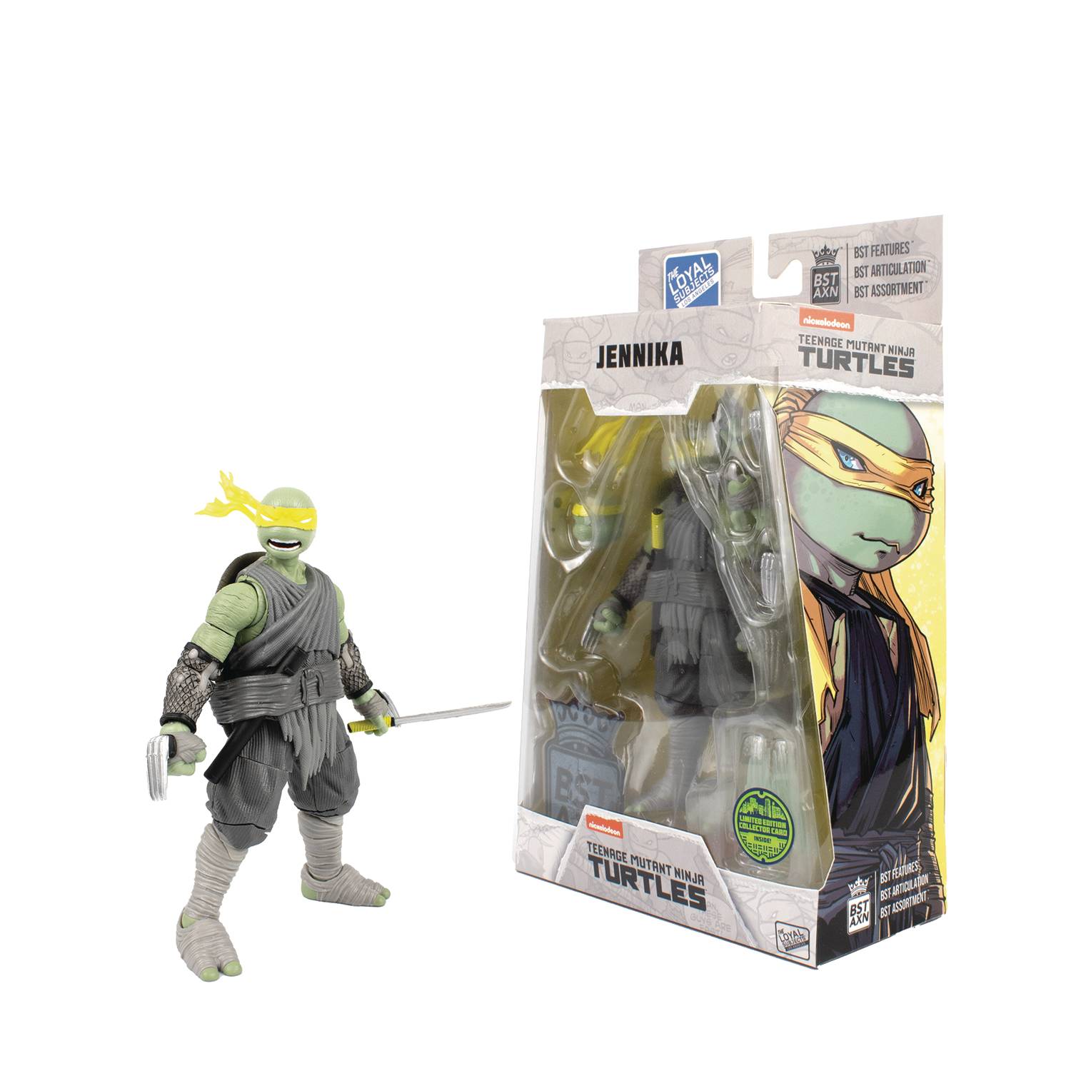 TMNT BST AXN IDW INSPIRED JENNIKA 5IN ACTION FIG