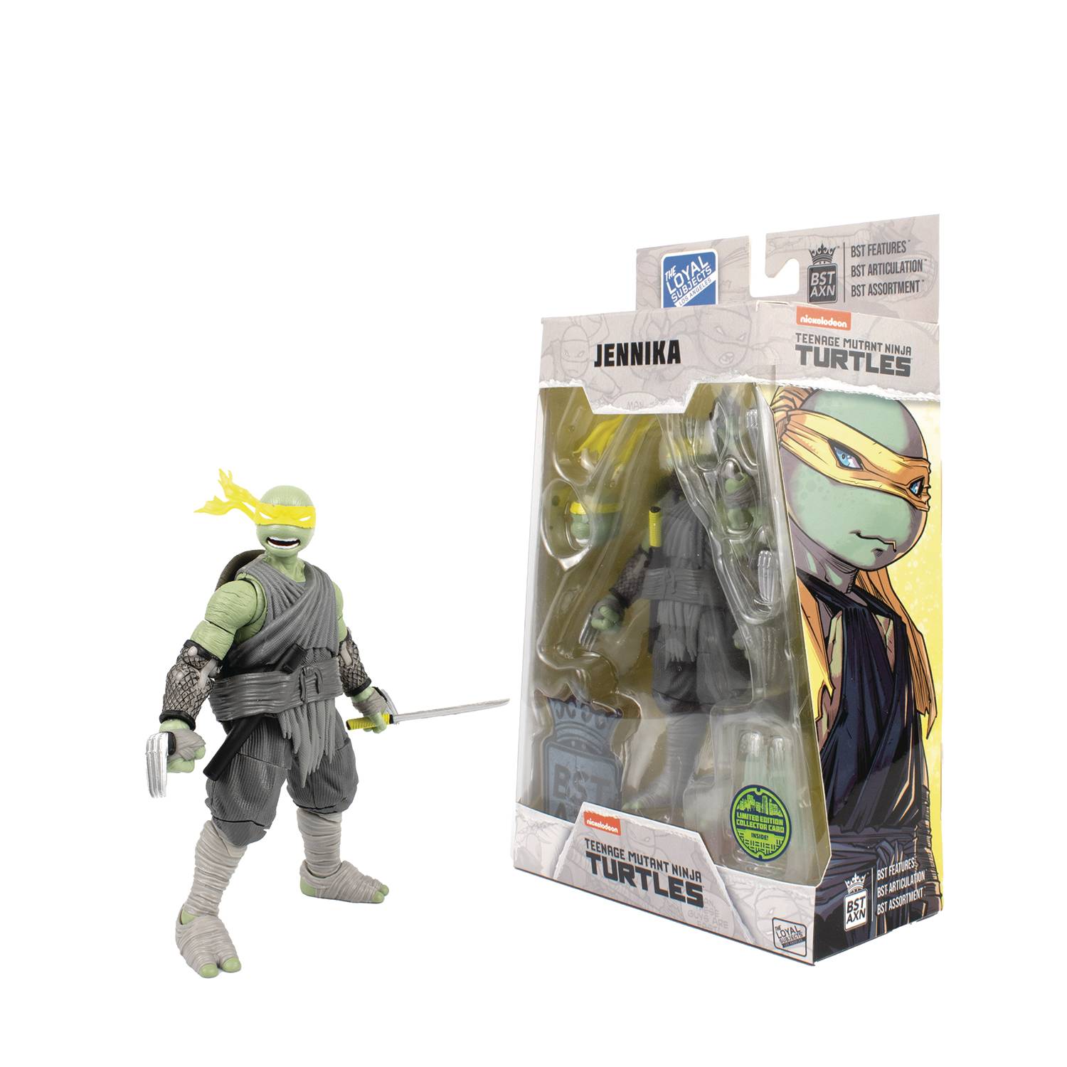 APR247828 - TMNT BST AXN IDW INSPIRED JENNIKA 5IN ACTION FIG