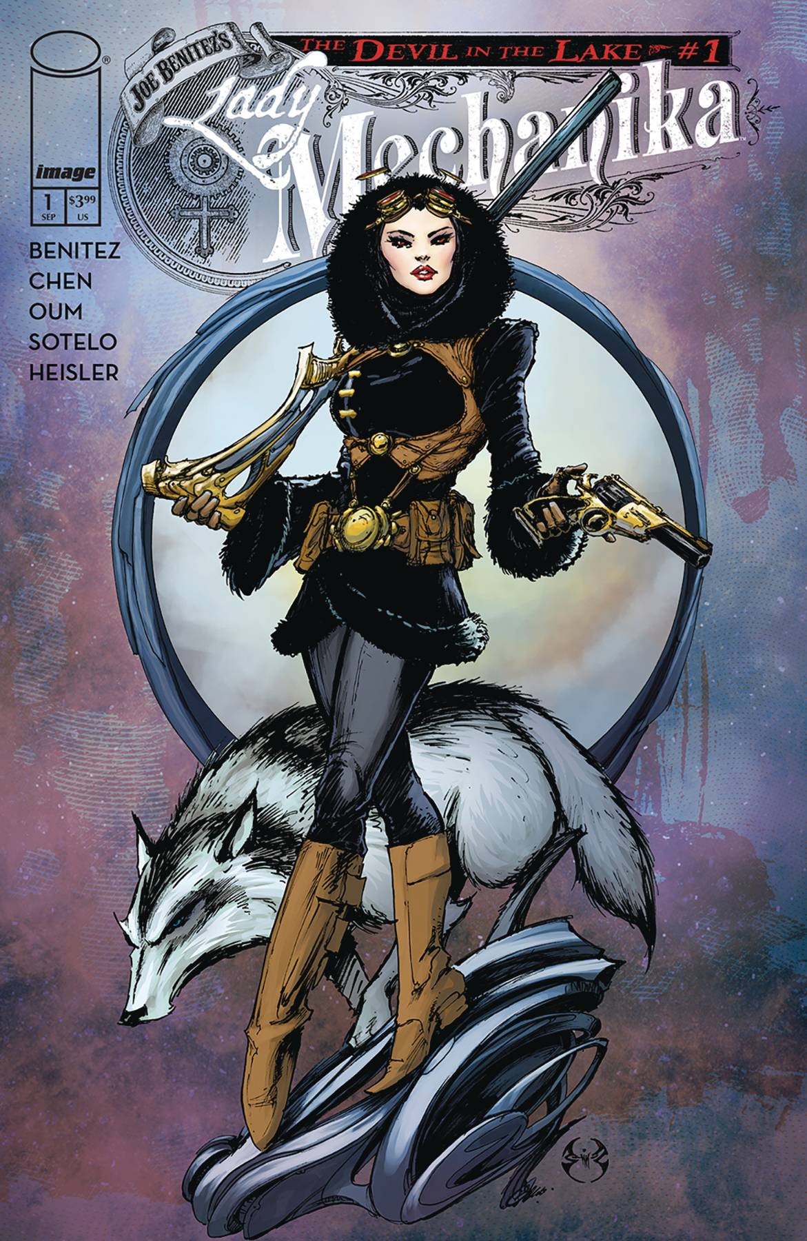 LADY MECHANIKA DEVIL IN THE LAKE #1 (OF 4) CVR A BENITEZ