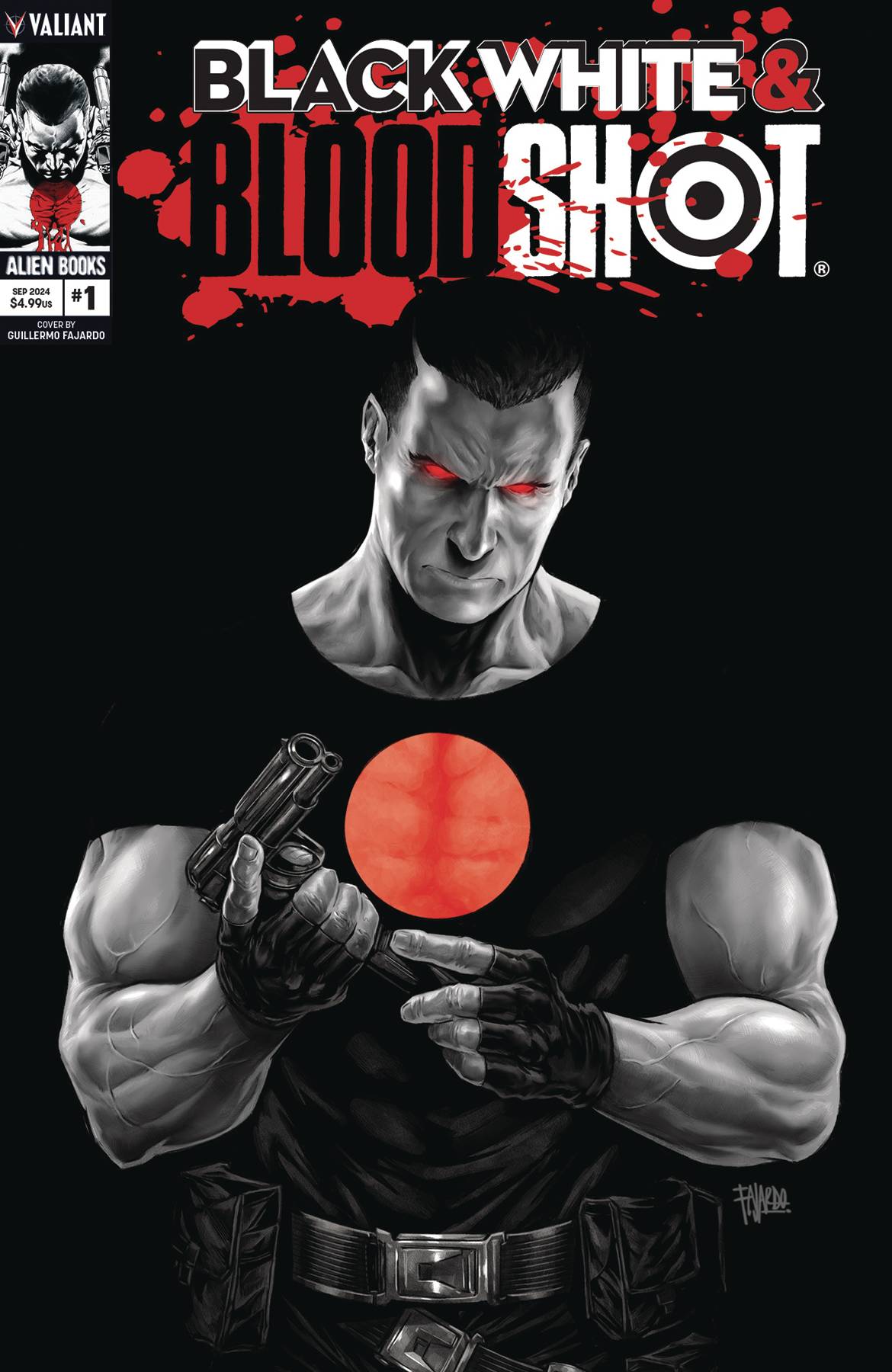 BLACK WHITE & BLOODSHOT #1 (OF 4) CVR A FAJARDO (MR)