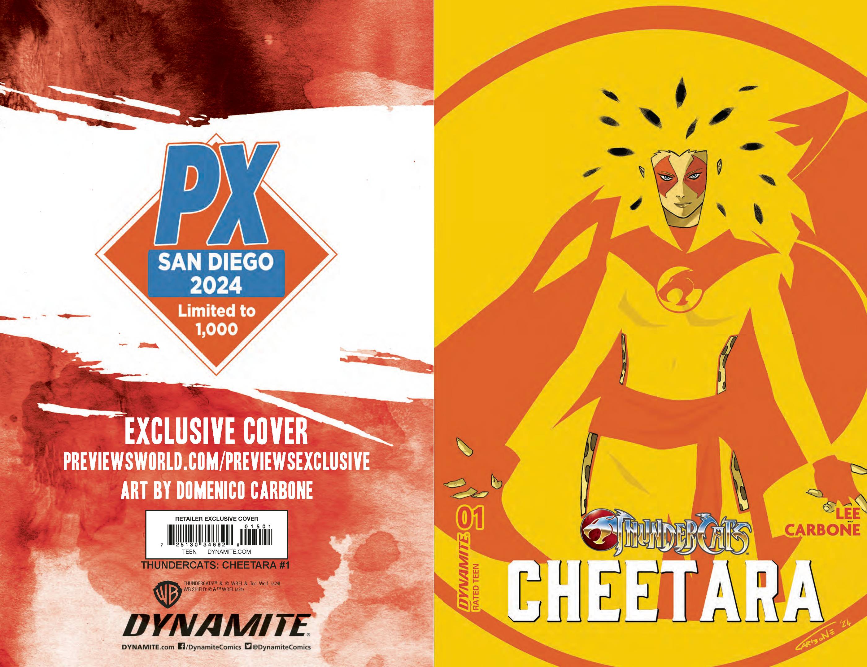 SDCC 2024 THUNDERCATS CHEETARA #1 PX VAR ED