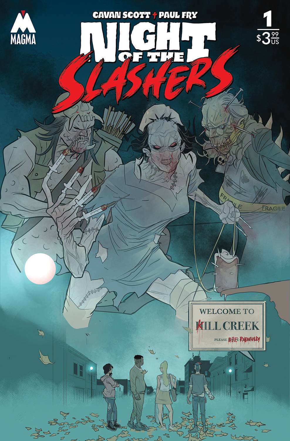 NIGHT OF THE SLASHERS #1 CVR A FRY