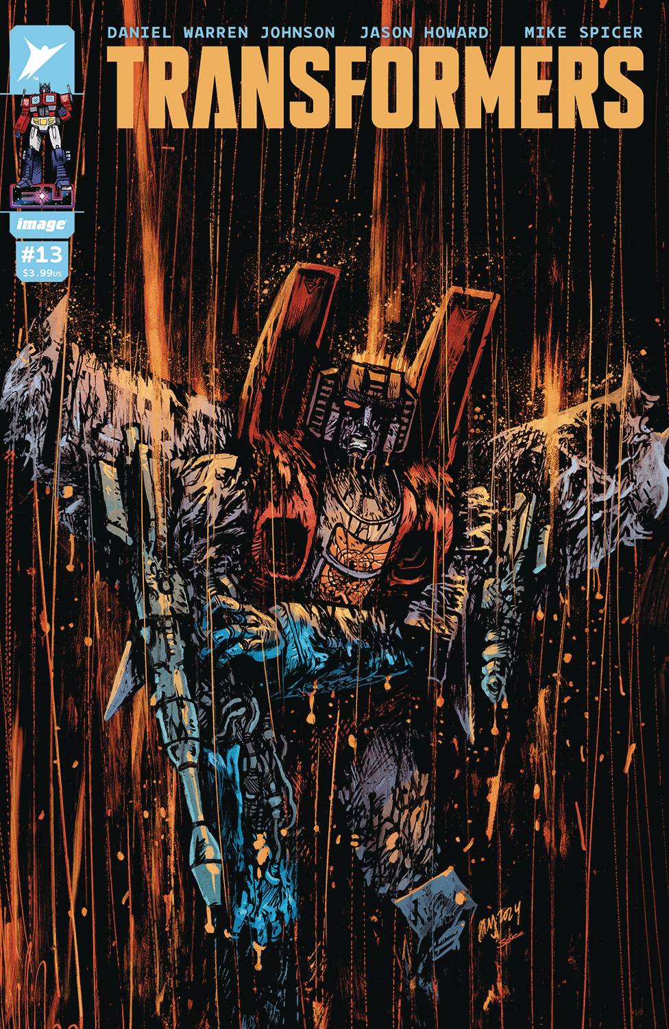 TRANSFORMERS #13 CVR A JOHNSON & SPICER