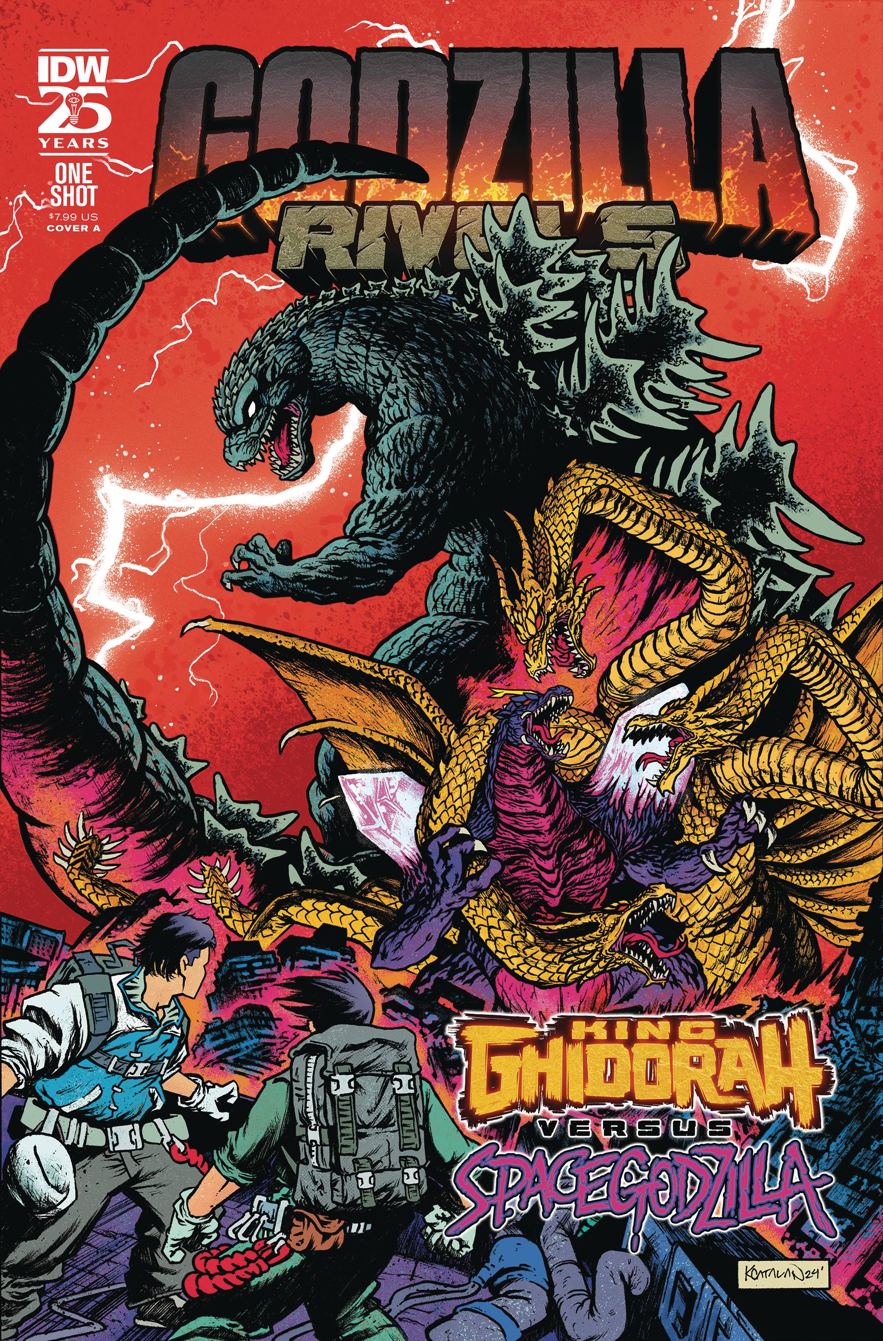 GODZILLA RIVALS KING GHIDORAH VS SPACEGODZILLA #1 CVR A