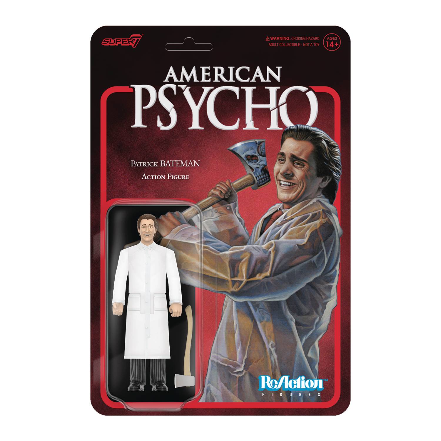 AMERICAN PSYCHO REACTION WV1 PATRICK BATEMAN RAINCOAT AF (NE