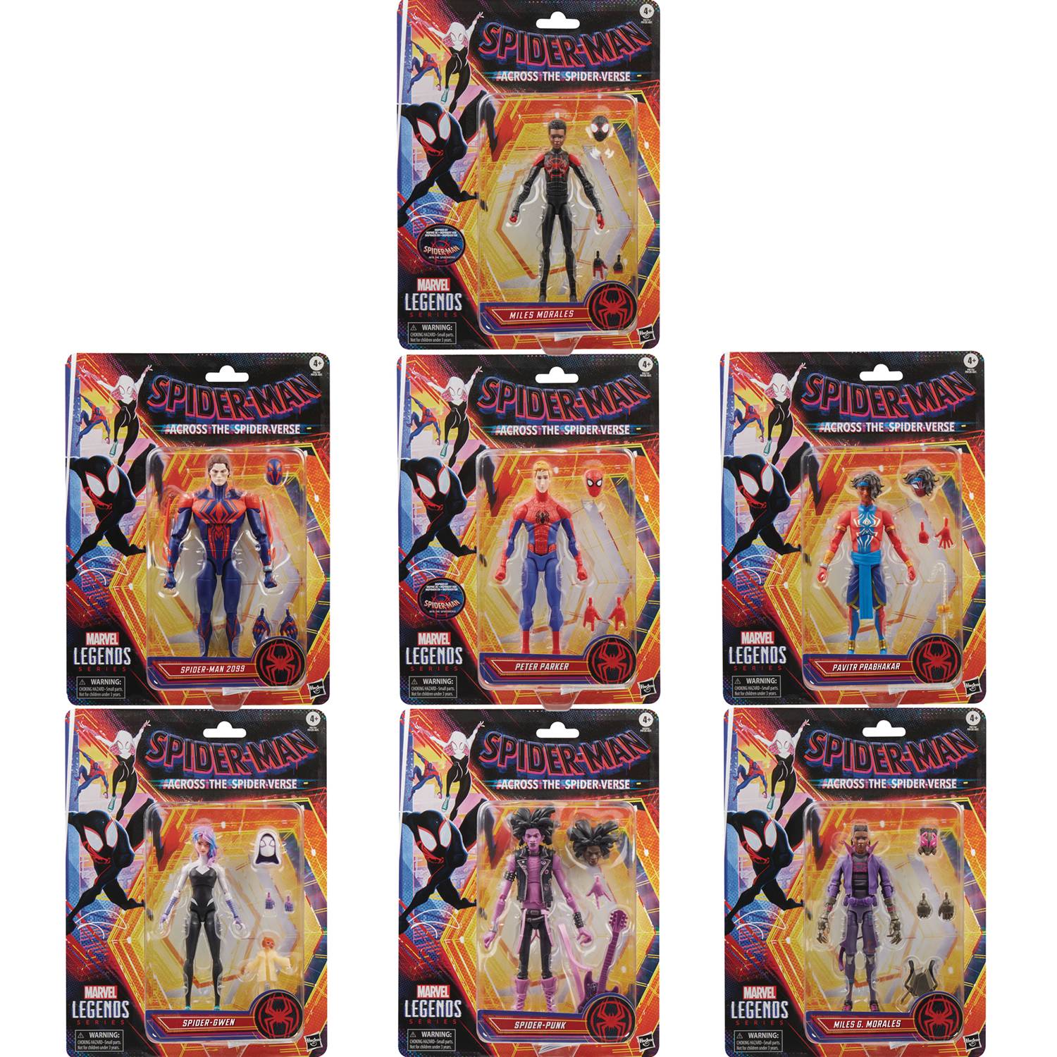 SPIDER-MAN ATSV LEGENDS 6IN AF ASST 202401