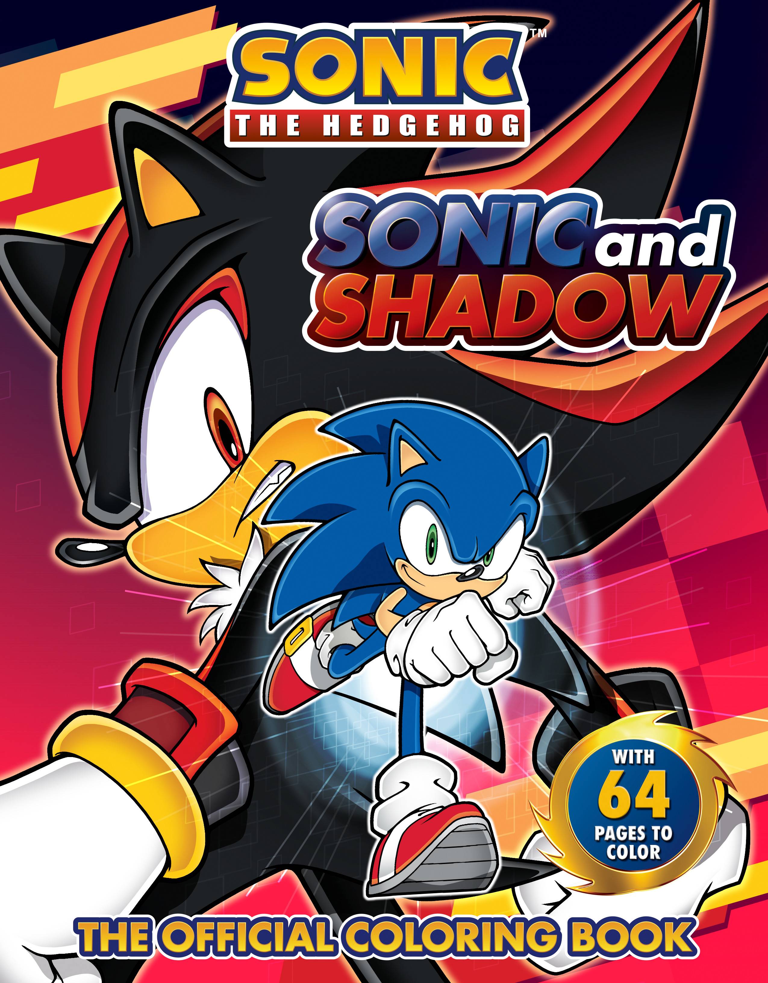 SONIC & SHADOW OFFICIAL COLORING BOOK SC