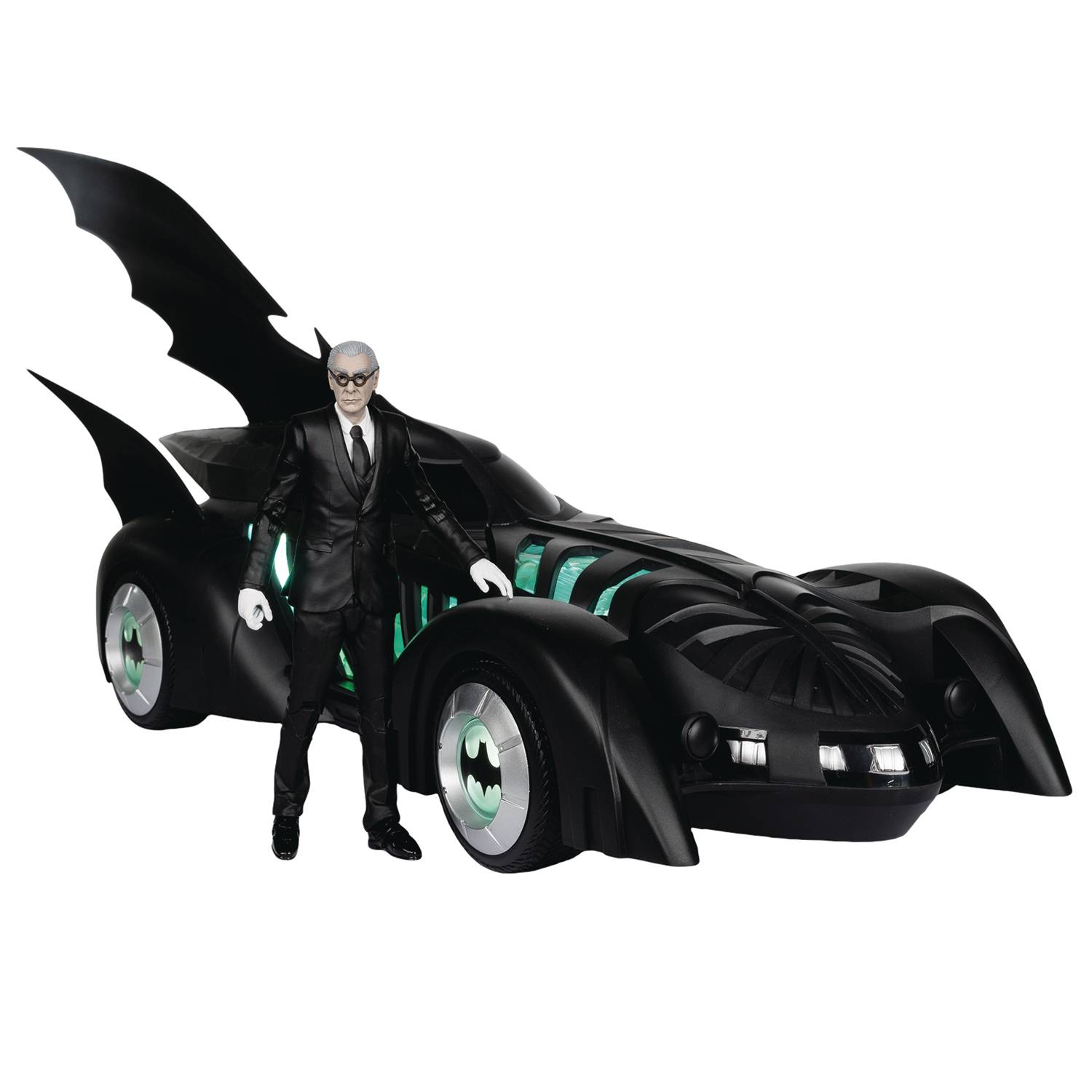 DC MULTIVERSE VEH BATMAN FOREVER ALFRED & BATMOBILE  (C