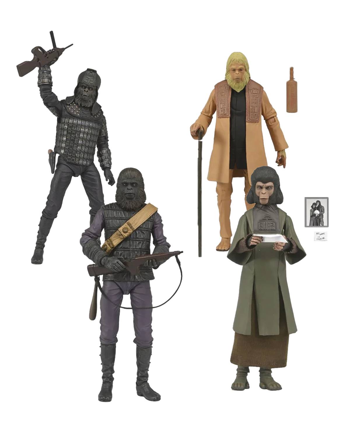 PLANET OF THE APES LEGACY SERIES 4PC 7IN AF ASST