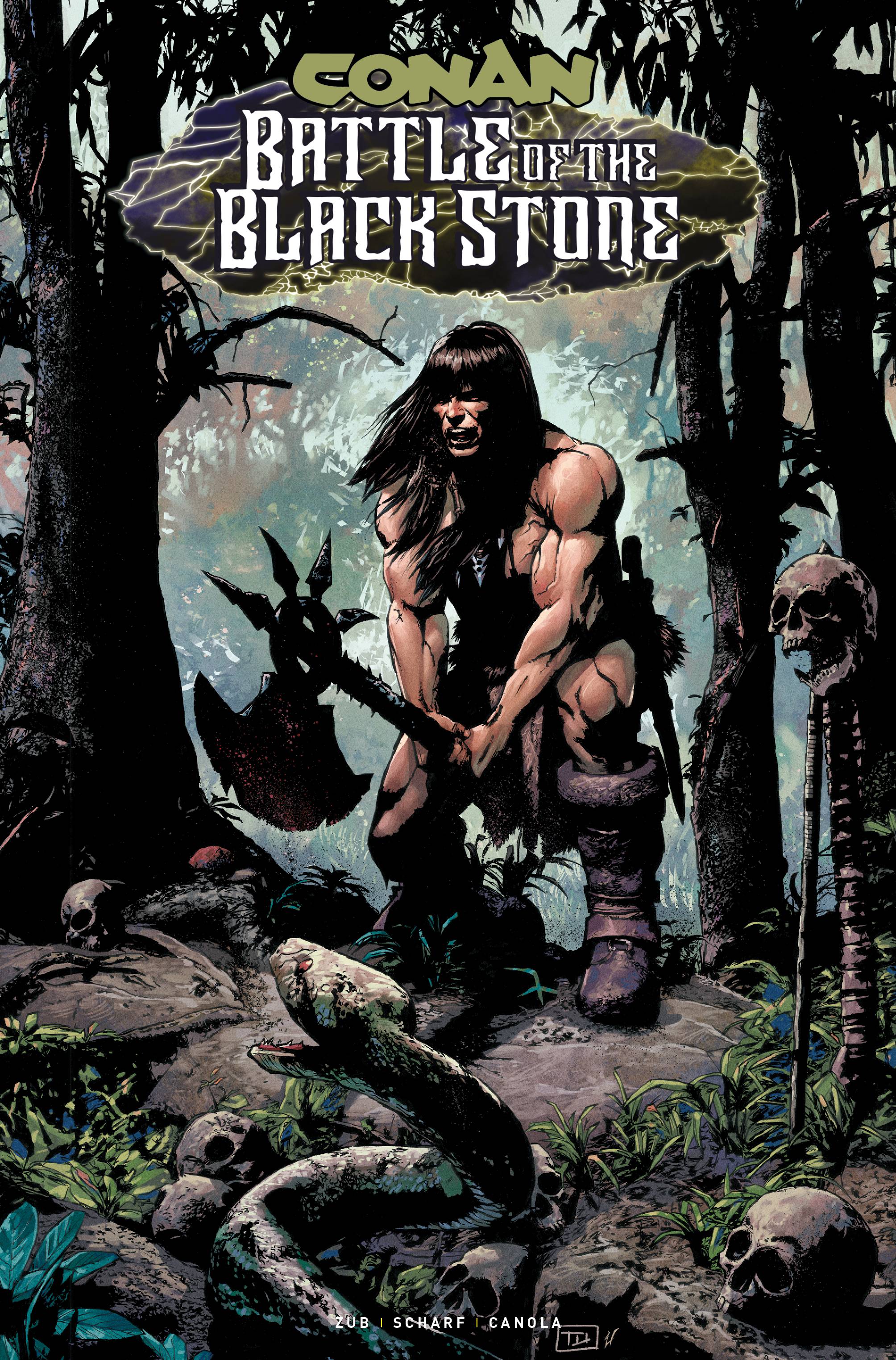 CONAN BARBARIAN BATTLE BLACK STONE #4 (OF 4) CVR A NACHLIK (