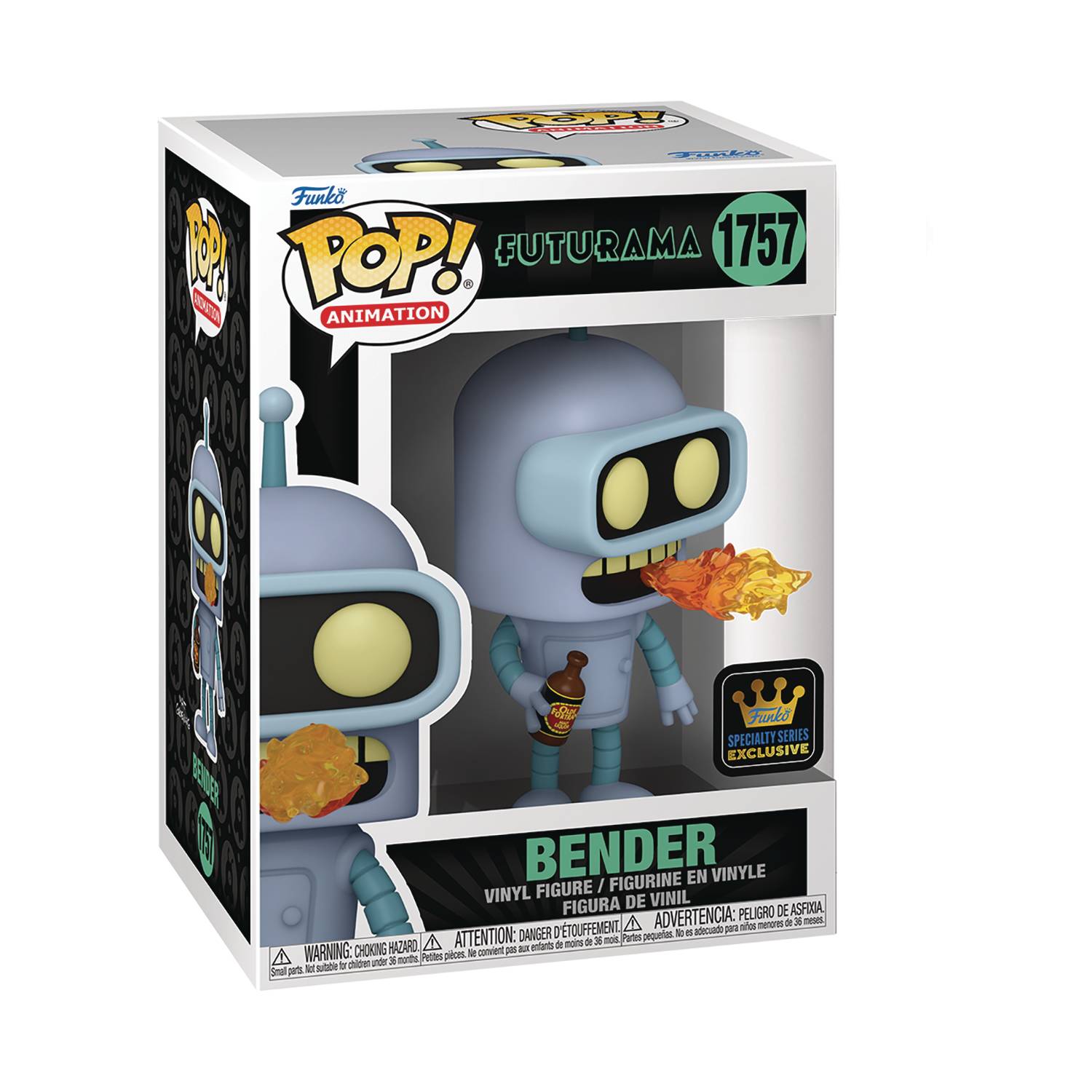 POP SPECIALTY SERIES POP TV FUTURAMA S4 BENDER W/CH(GW) FIG