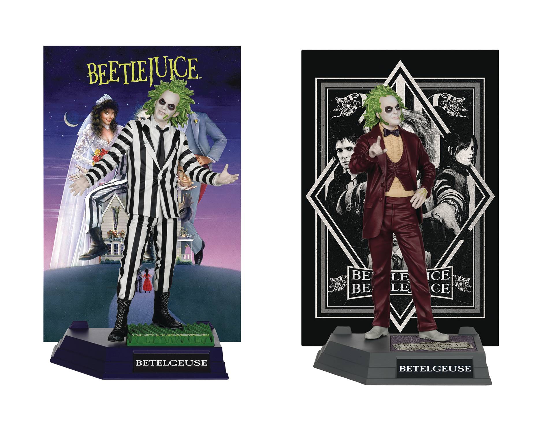 MOVIE MANIACS BEETLEJUICE 2 6IN POSED FIG ASST