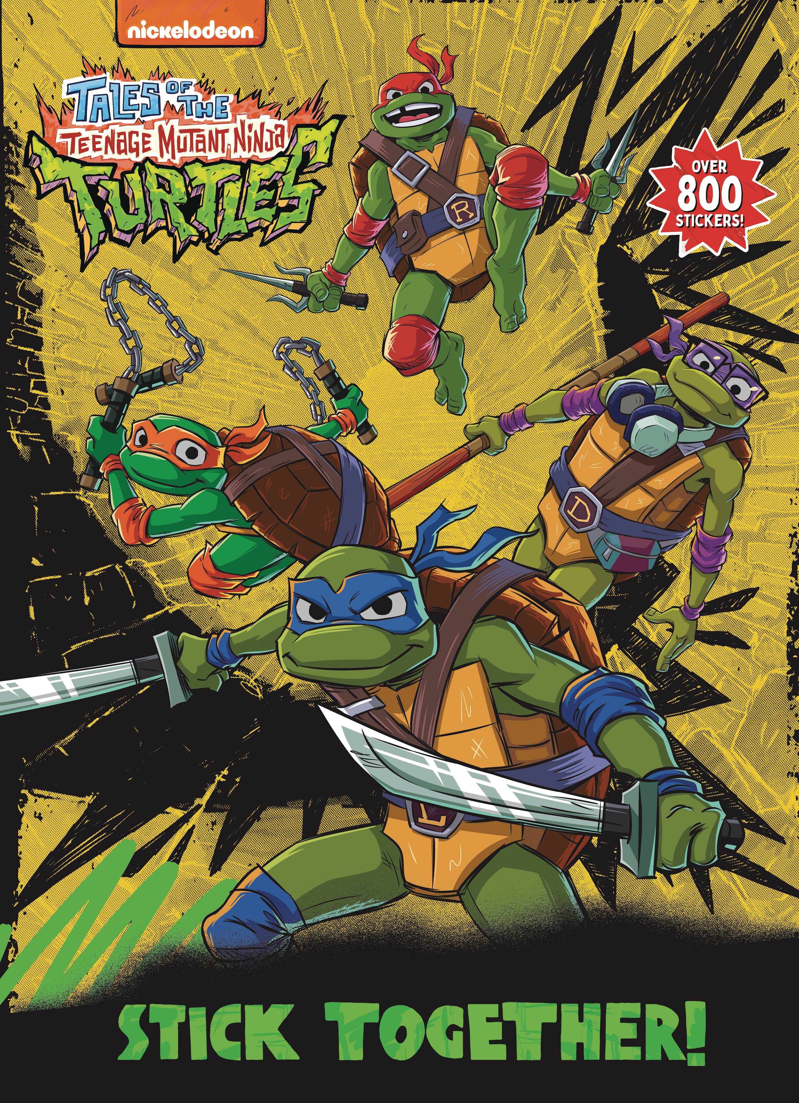 TALES OF TMNT STICK TOGETHER STICKER BOOK SC - PRE ORDER [FOC 21.12]