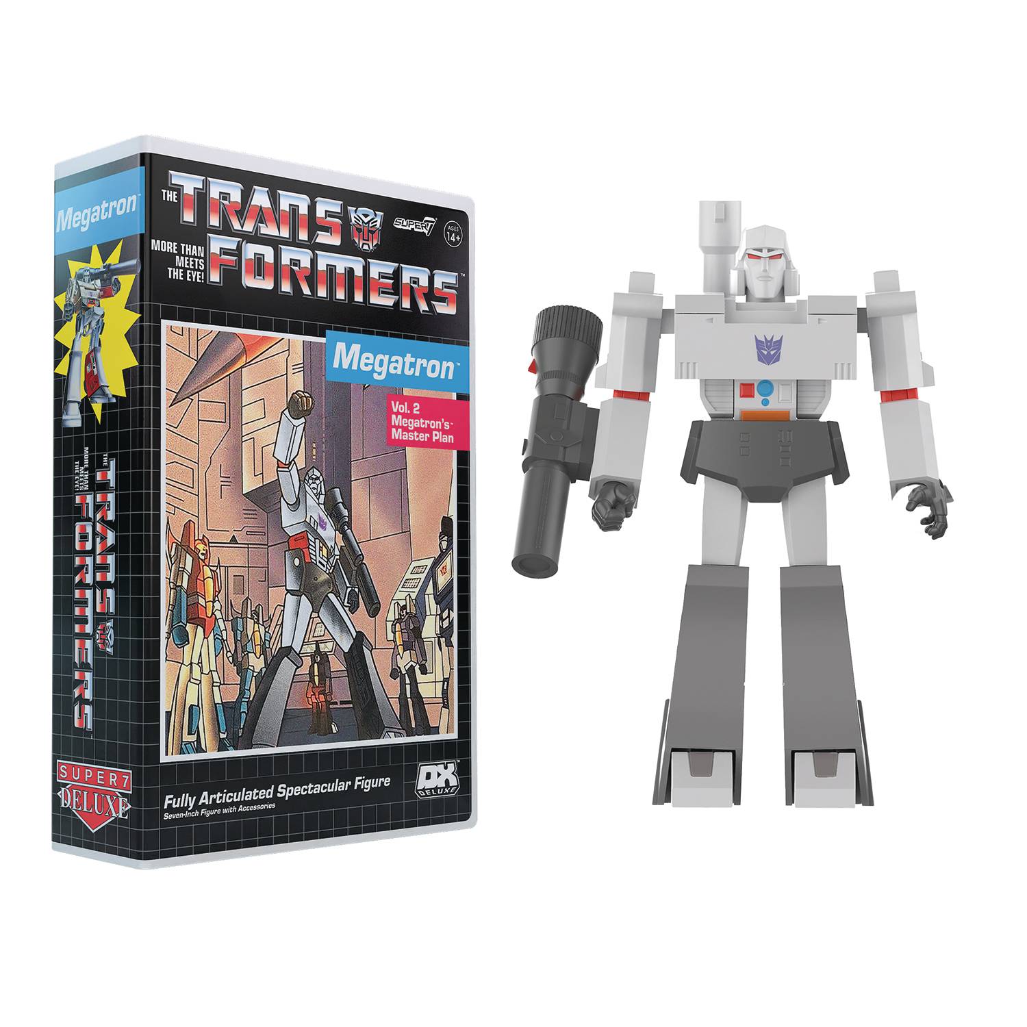 TRANSFORMERS DELUXE MEGATRON VHS AF