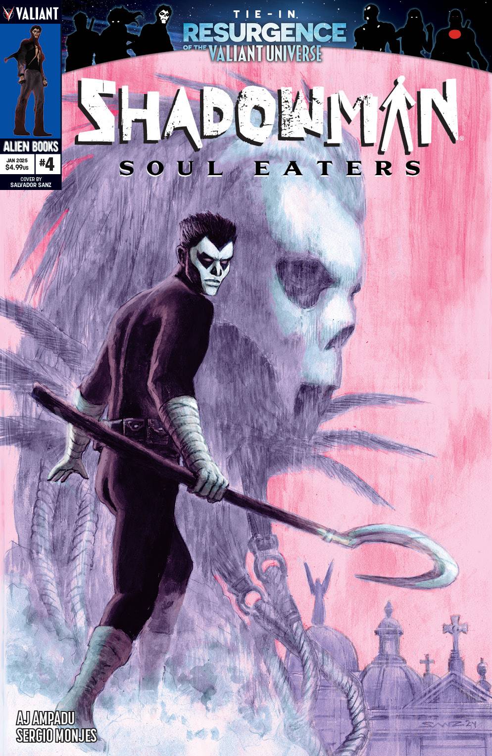 SHADOWMAN SOUL EATERS #4 (OF 4) CVR A SANZ