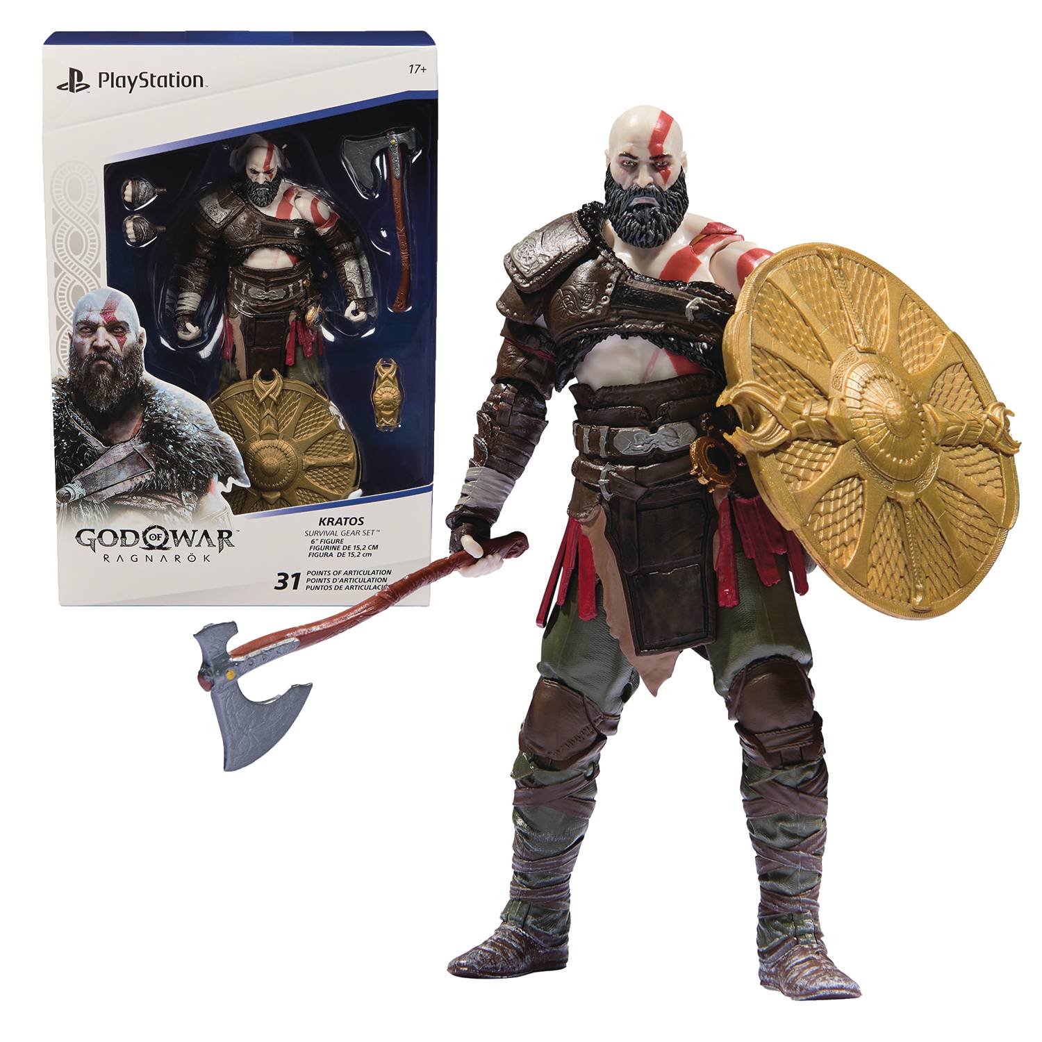 SEP247087 - PS GOD OF WAR RAGNAROK KRATOS 6IN AF - Previews