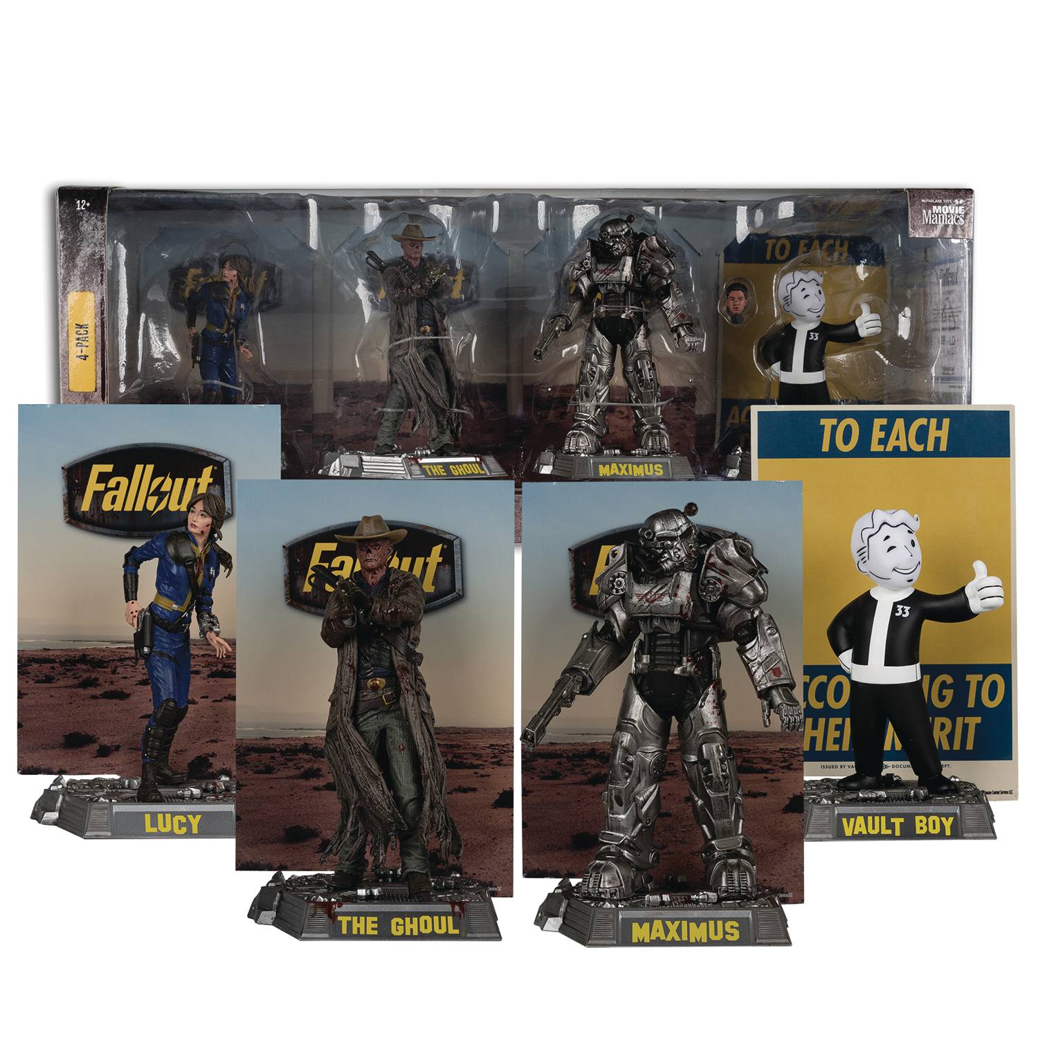 MOVIE MANIACS FALLOUT FIGURE 4PK