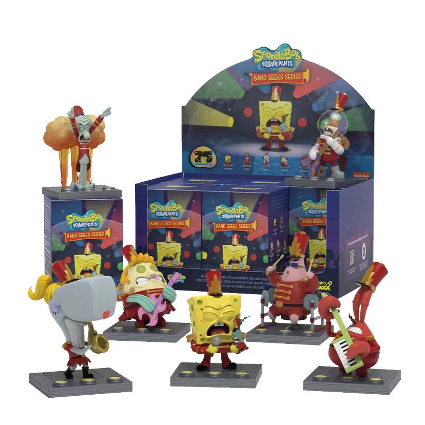 SPONGEBOB SQUAREPANTS BAND GEEK 6PC PDQ