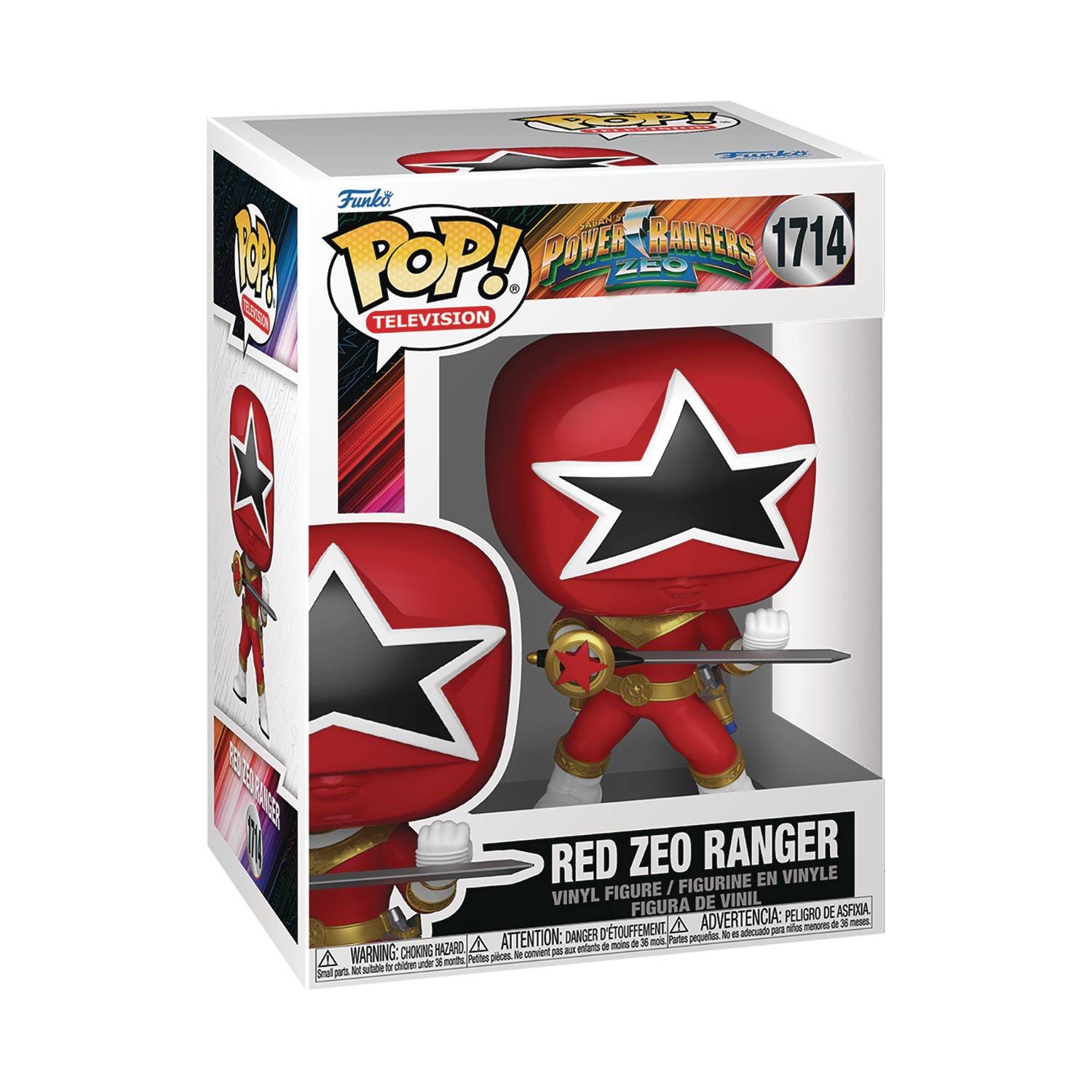Pop! TV Power Rangers Zeo Red Ranger Figure