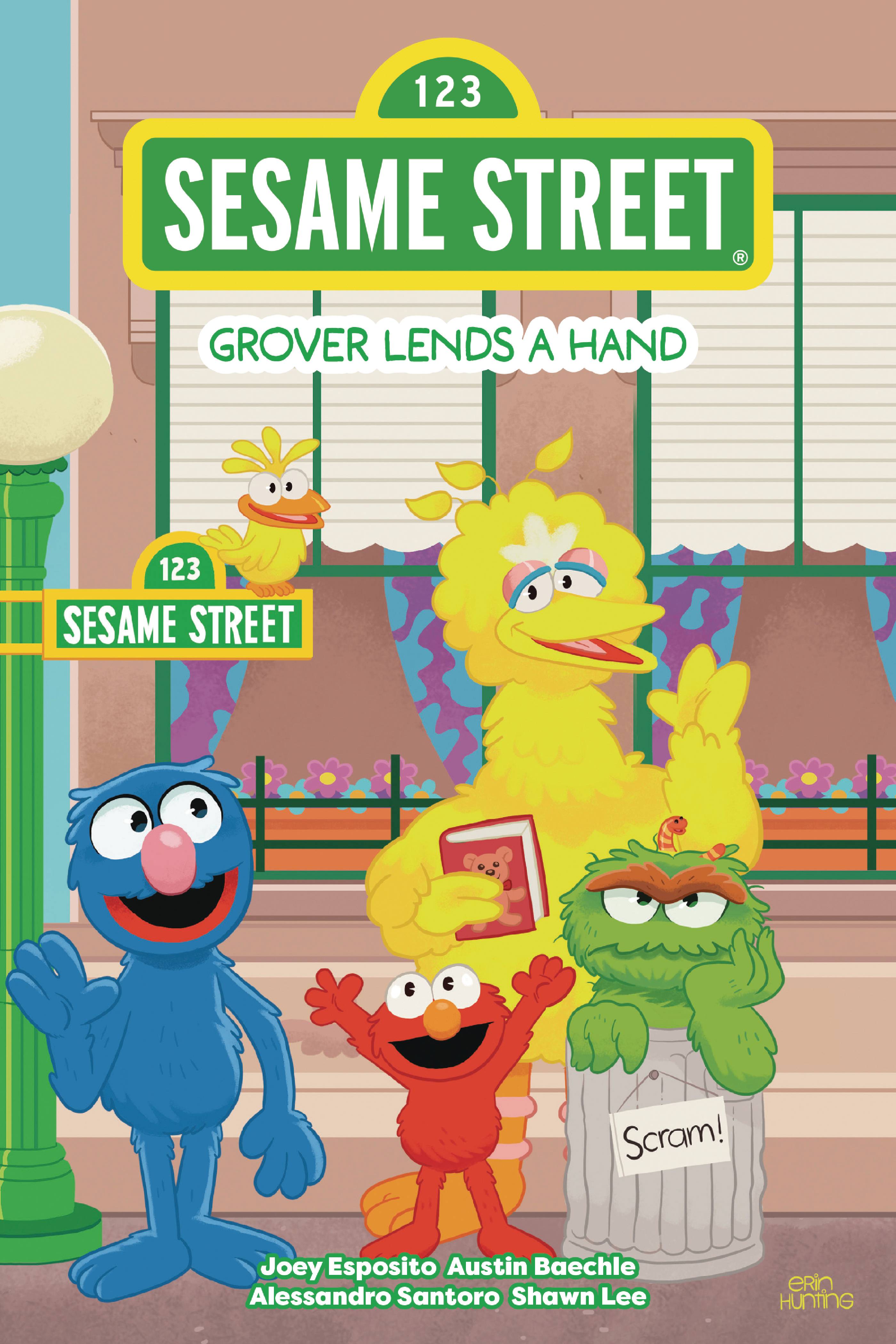 SESAME STREET GROVER LENDS A HAND HC - PRE ORDER/ÖN SİPARİŞ [JAN25]