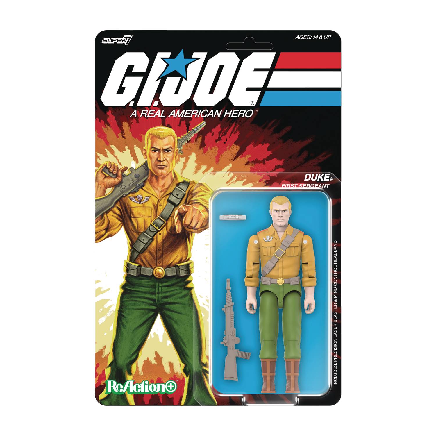 GI JOE REACTION PLUS WV2 DUKE CARTOON VER AF