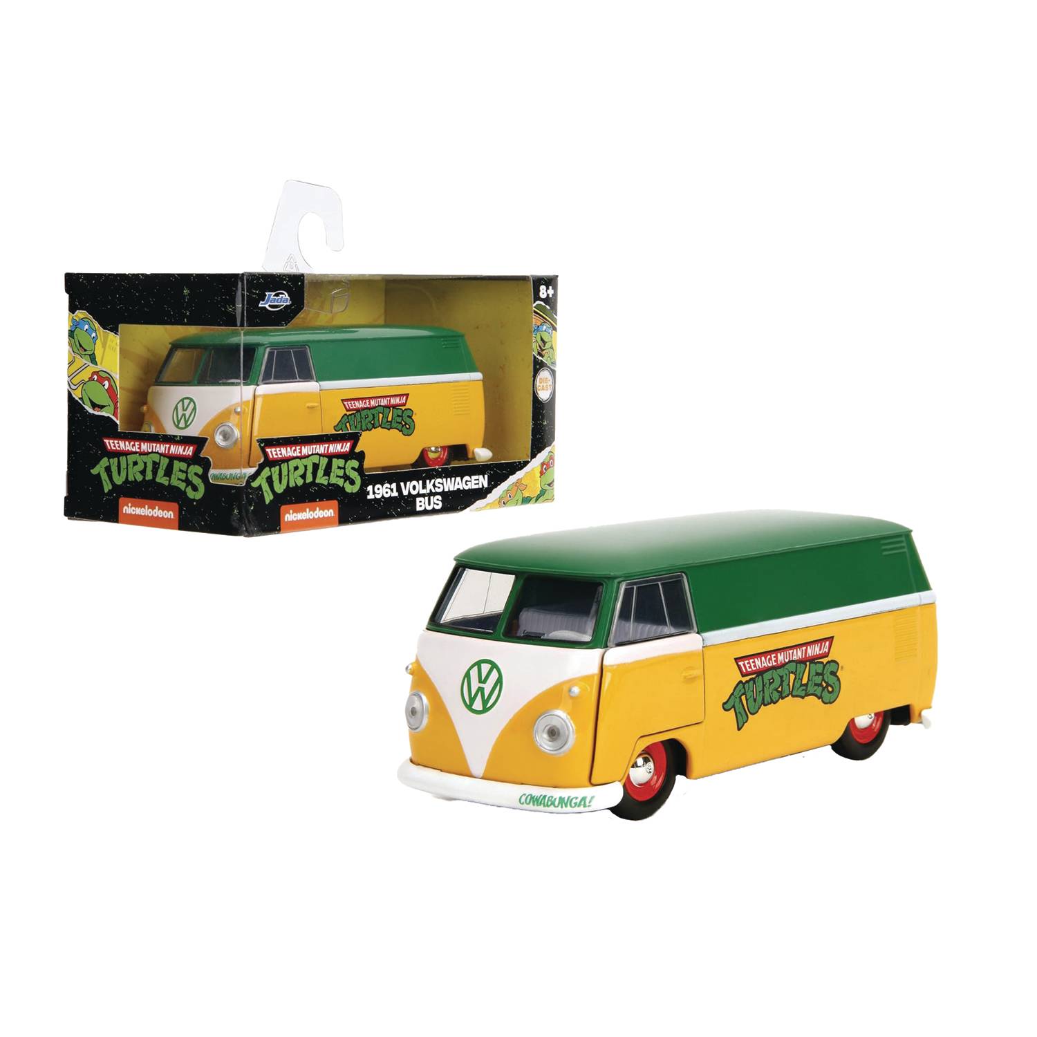 HOLLYWOOD RIDES TMNT VW BUS 1/32 DIE-CAST VEHICLE