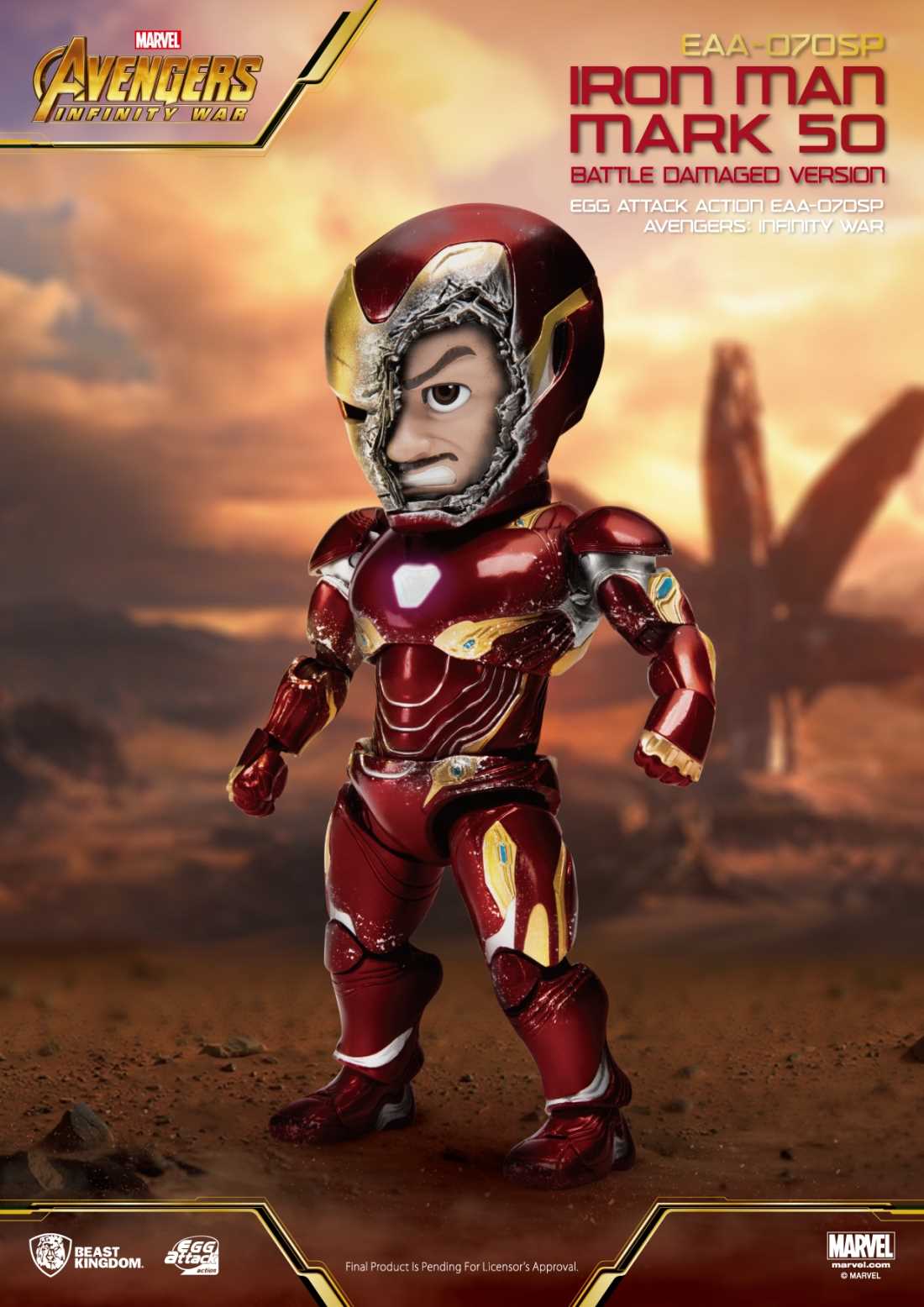 FEB208688 - A3 INFINITY WAR EAA-070SP IRON MAN BATTLE